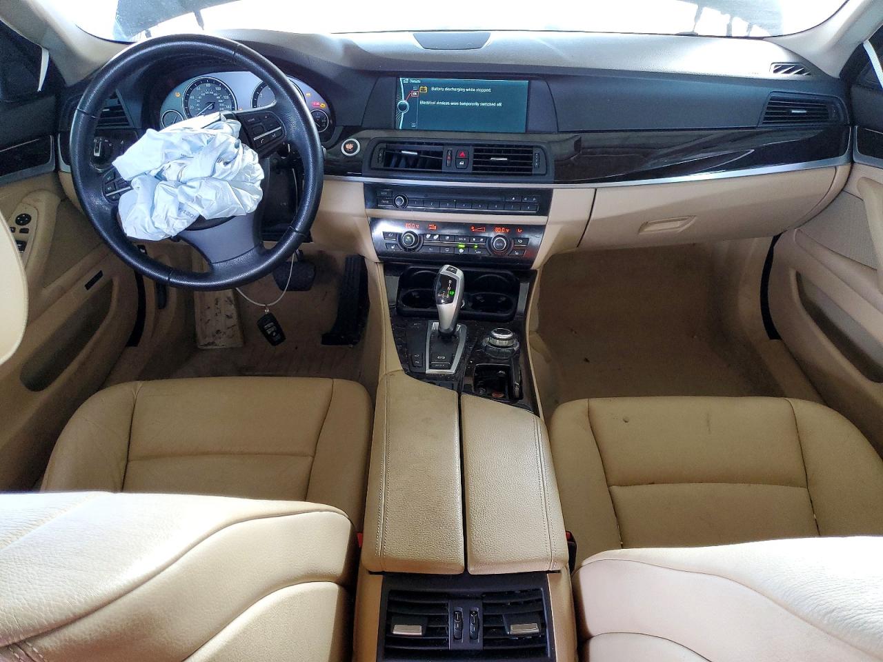 2011 Bmw 535 I Blue vin: WBAFR7C53BC605449