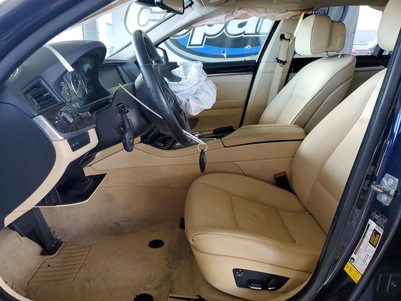 2011 Bmw 535 I Blue vin: WBAFR7C53BC605449