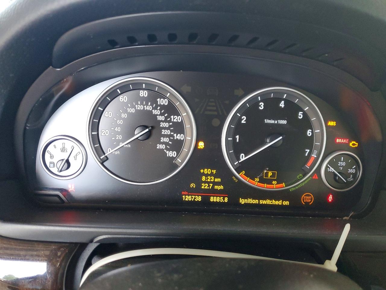 2011 Bmw 535 I Blue vin: WBAFR7C53BC605449