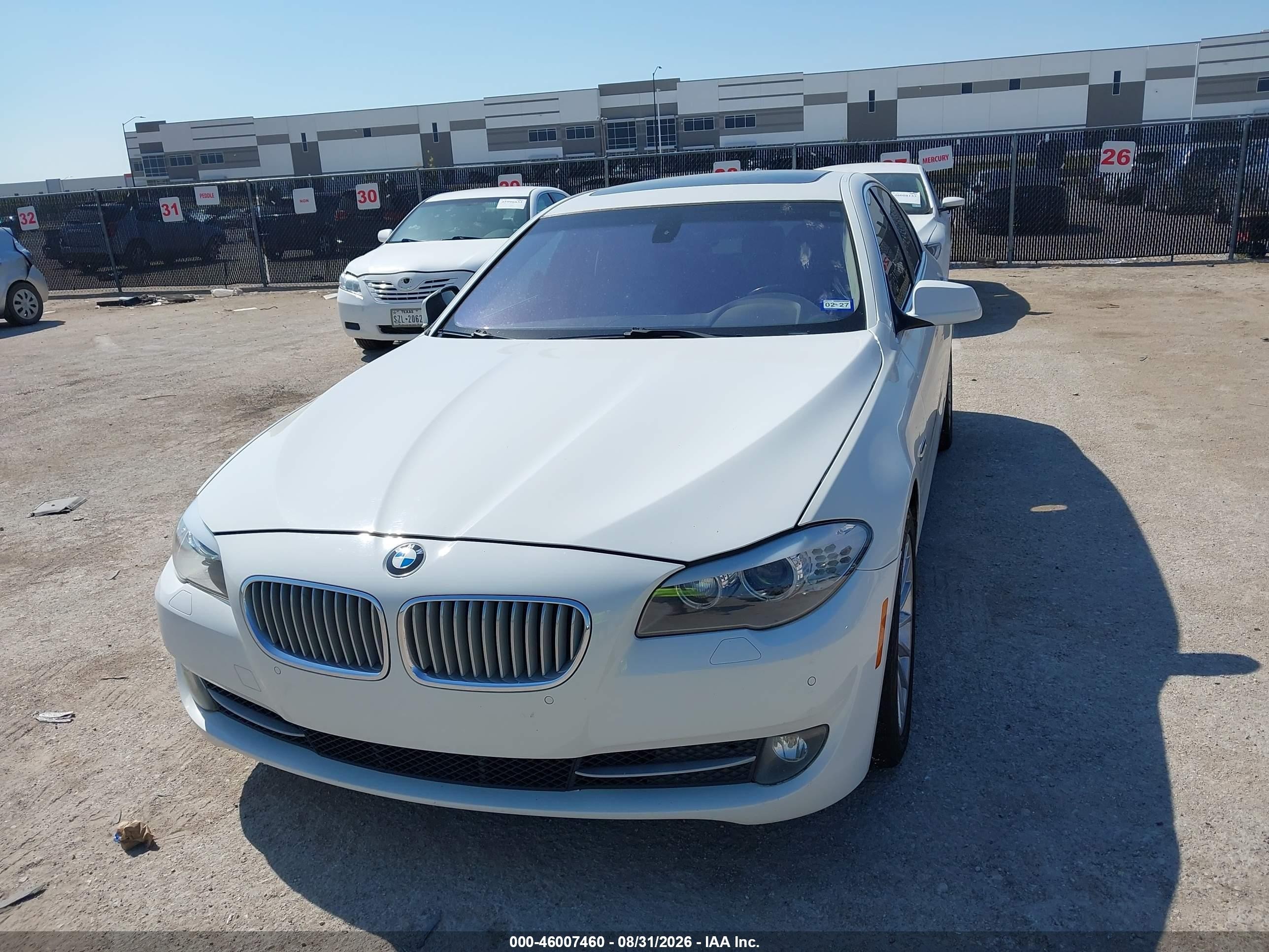 2011 Bmw 535i   White vin: WBAFR7C53BC806896