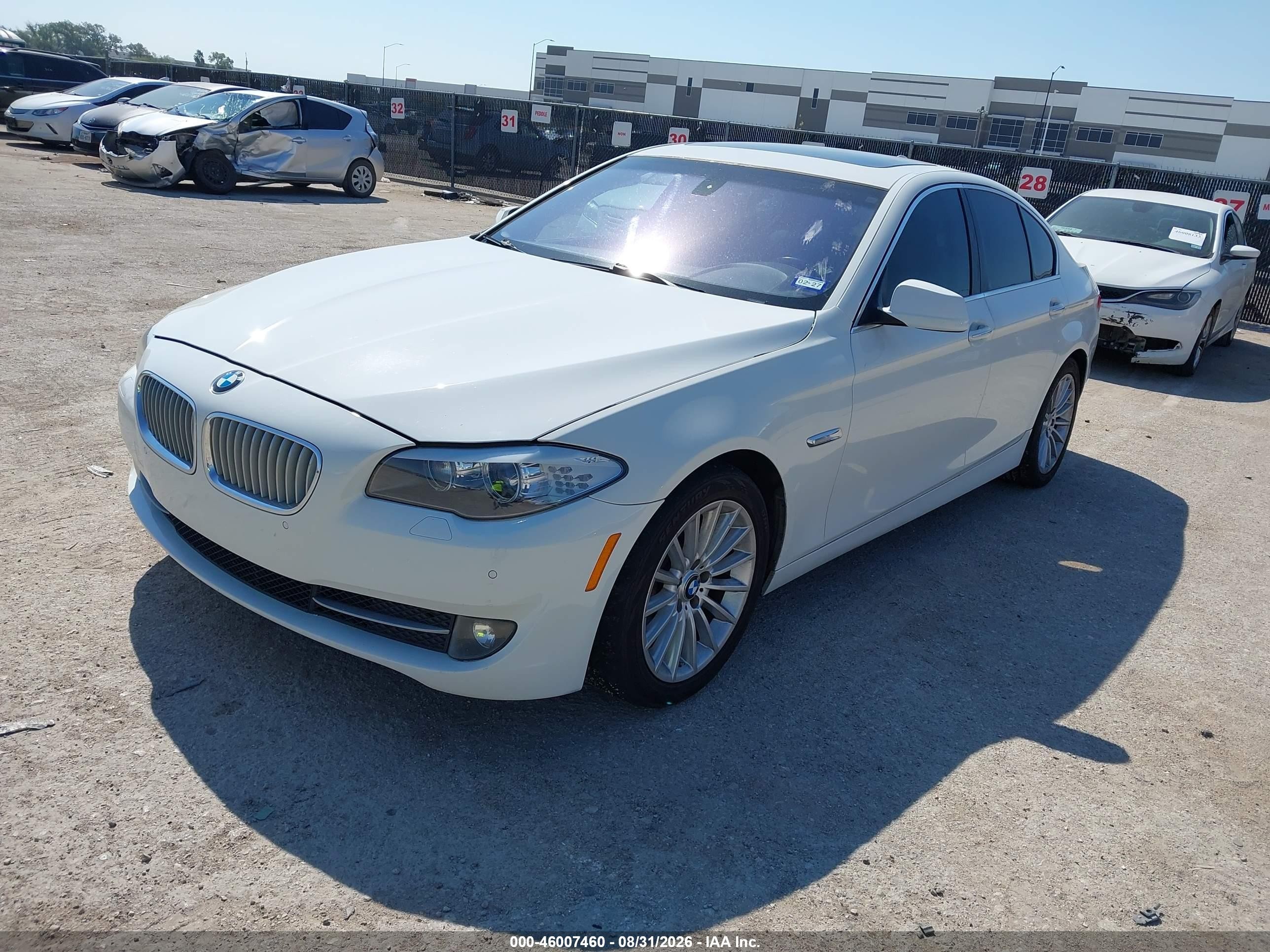 2011 Bmw 535i   White vin: WBAFR7C53BC806896