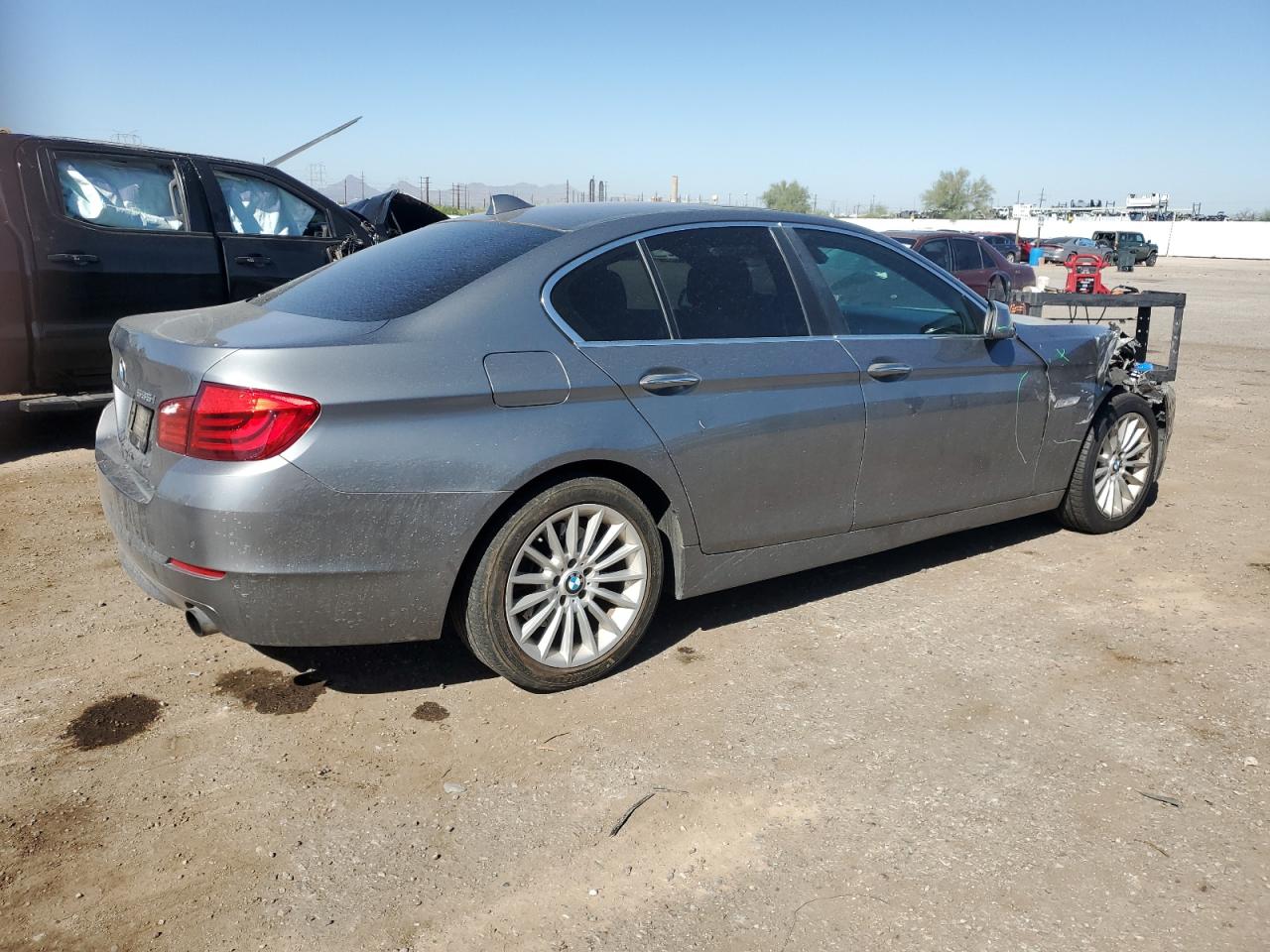 2012 Bmw 535 I Gray vin: WBAFR7C53CC810383