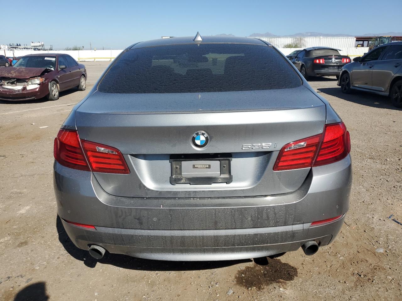 2012 Bmw 535 I Gray vin: WBAFR7C53CC810383