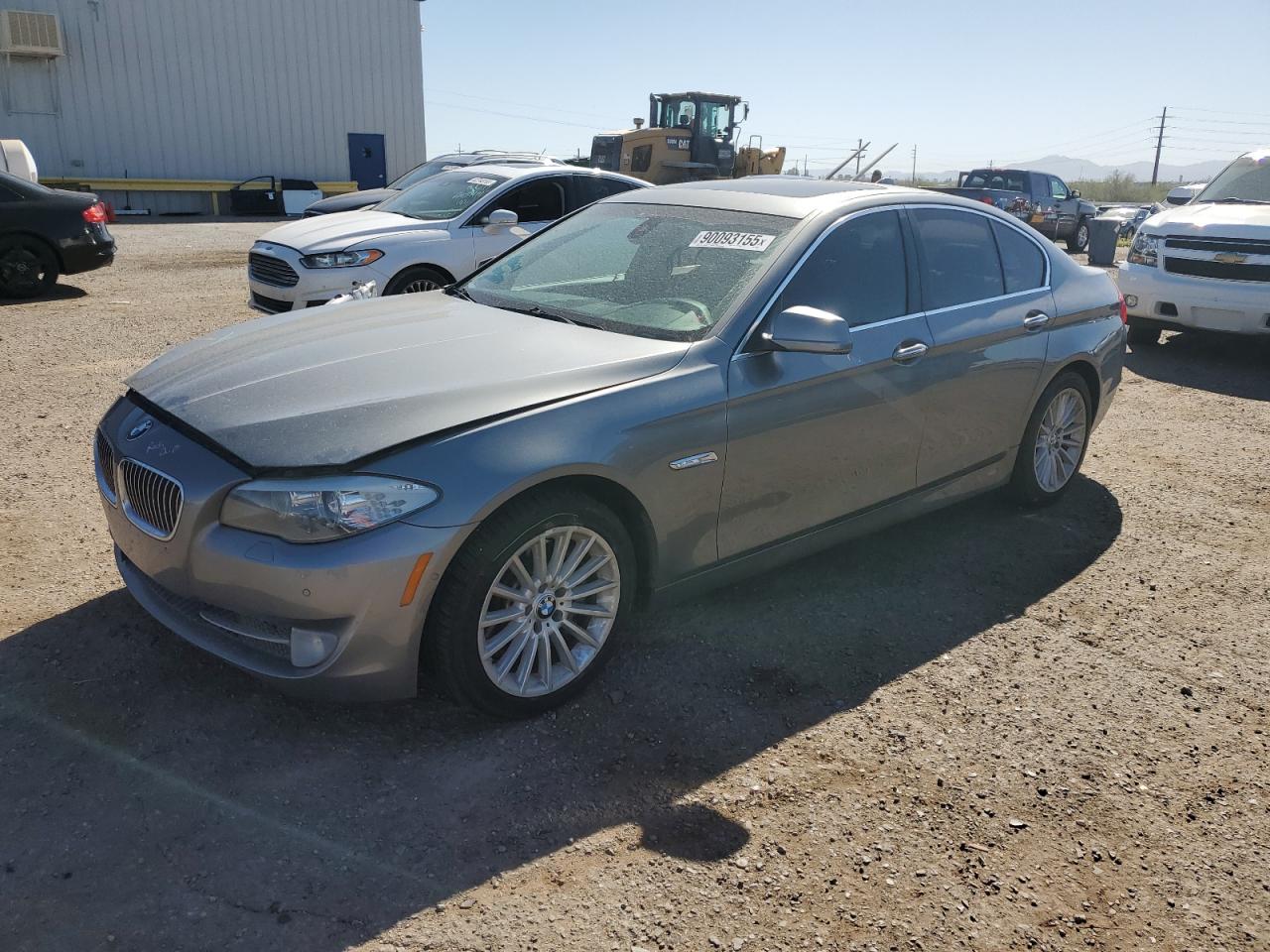 2012 Bmw 535 I Gray vin: WBAFR7C53CC810383