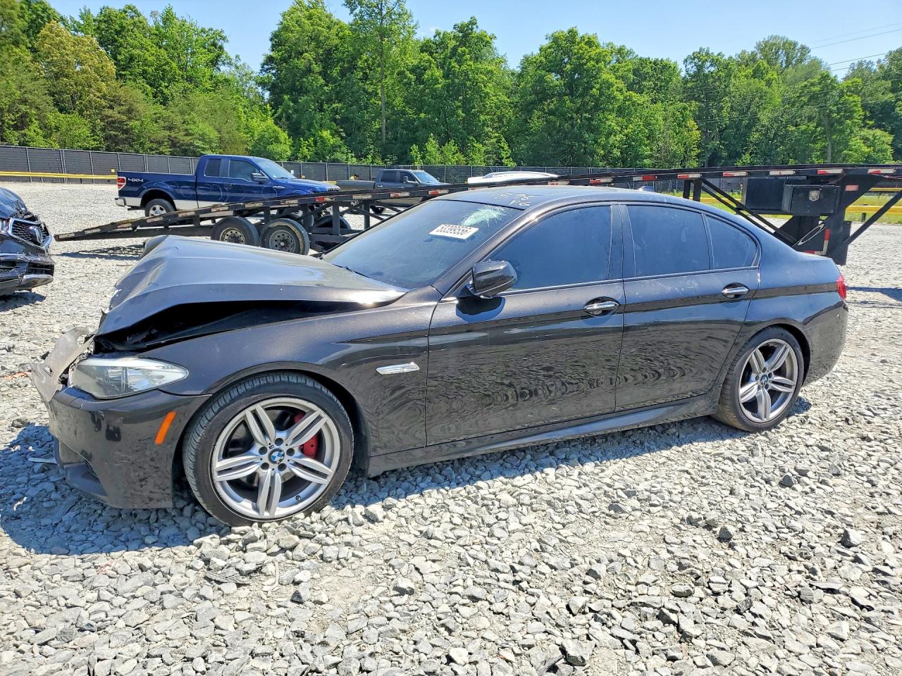 2013 Bmw 535 I Черный vin: WBAFR7C53DC817898
