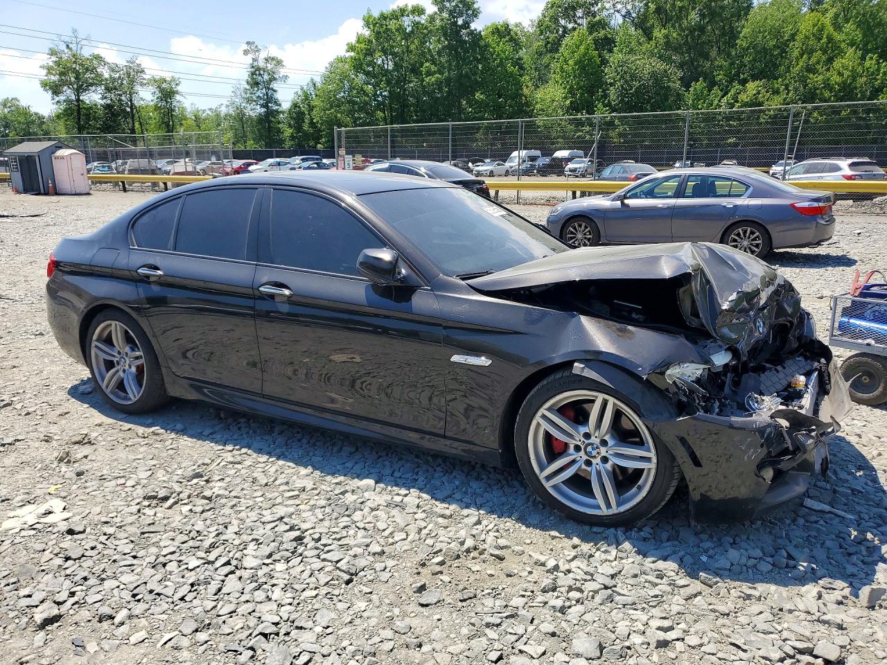 2013 Bmw 535 I Черный vin: WBAFR7C53DC817898