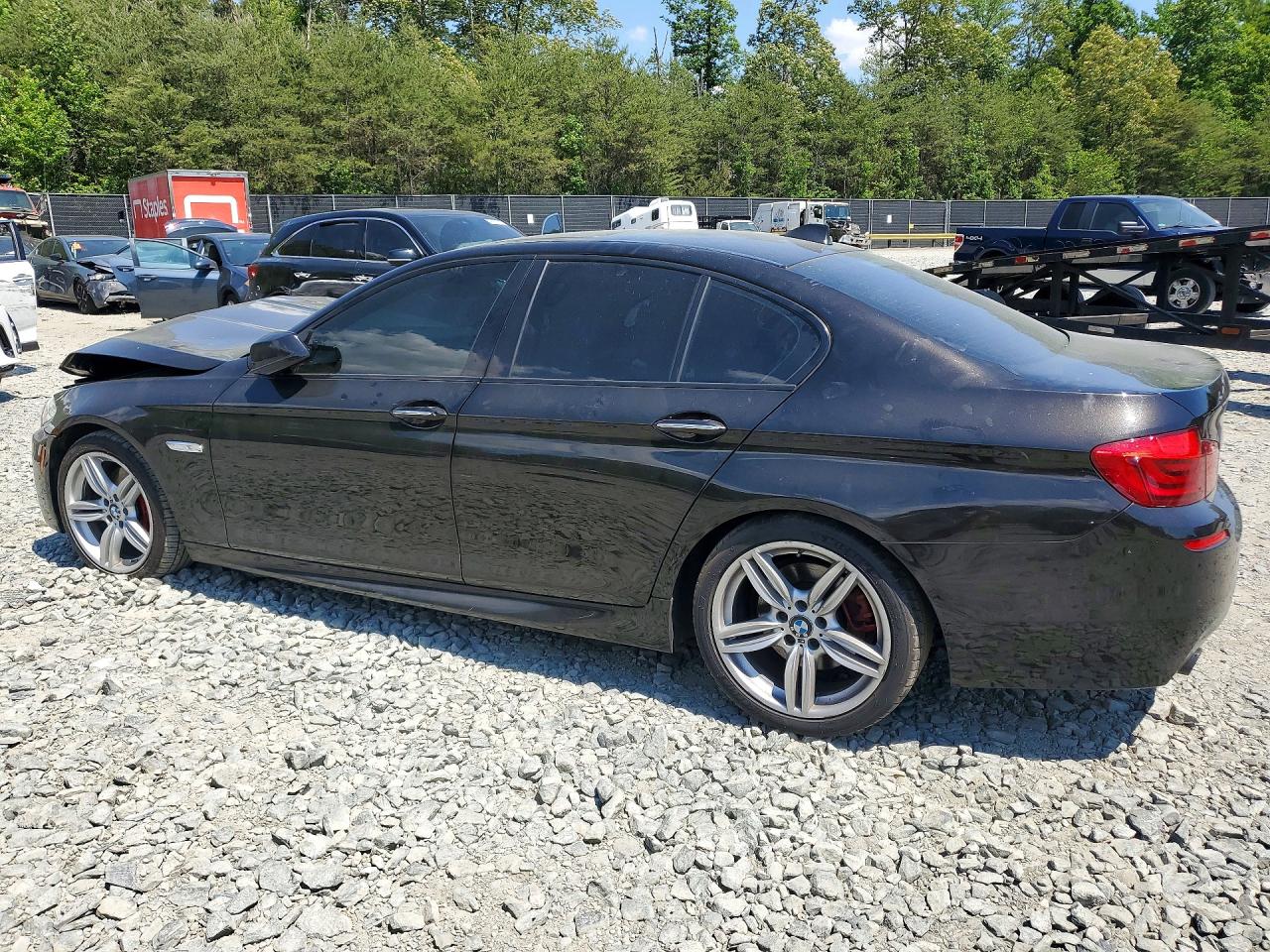 2013 Bmw 535 I Черный vin: WBAFR7C53DC817898