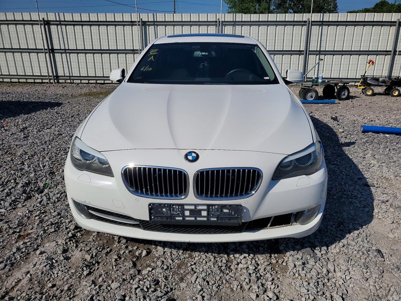 2013 Bmw 535 I White vin: WBAFR7C53DC819702