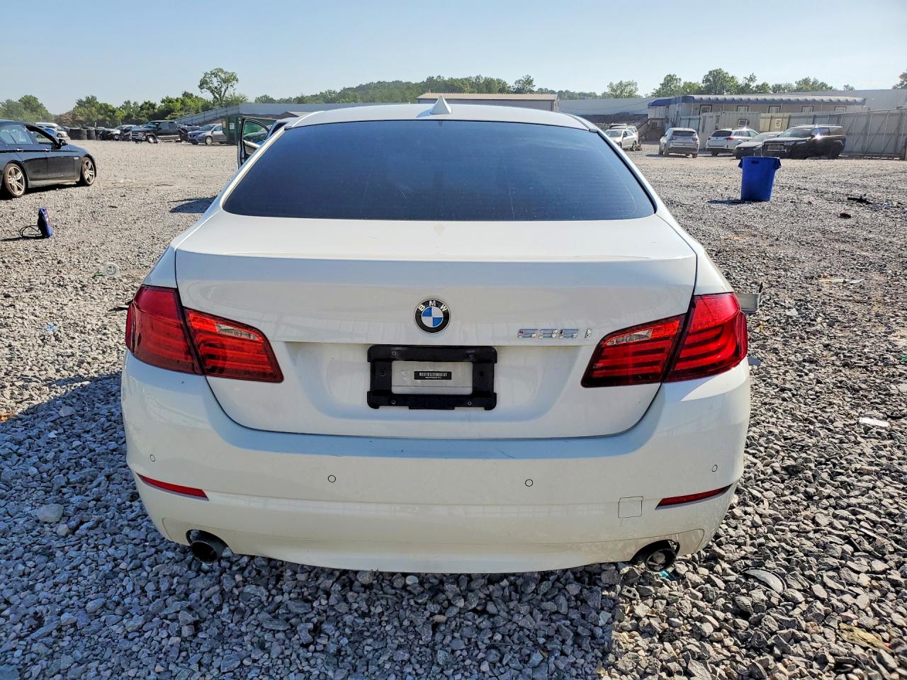 2013 Bmw 535 I White vin: WBAFR7C53DC819702