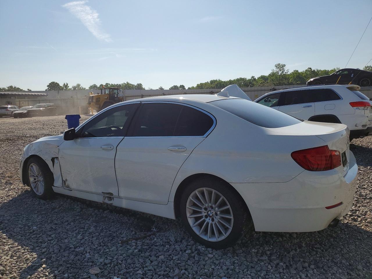 2013 Bmw 535 I White vin: WBAFR7C53DC819702