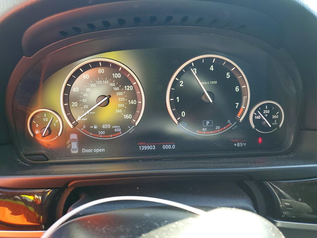 2013 Bmw 535 I White vin: WBAFR7C53DC819702