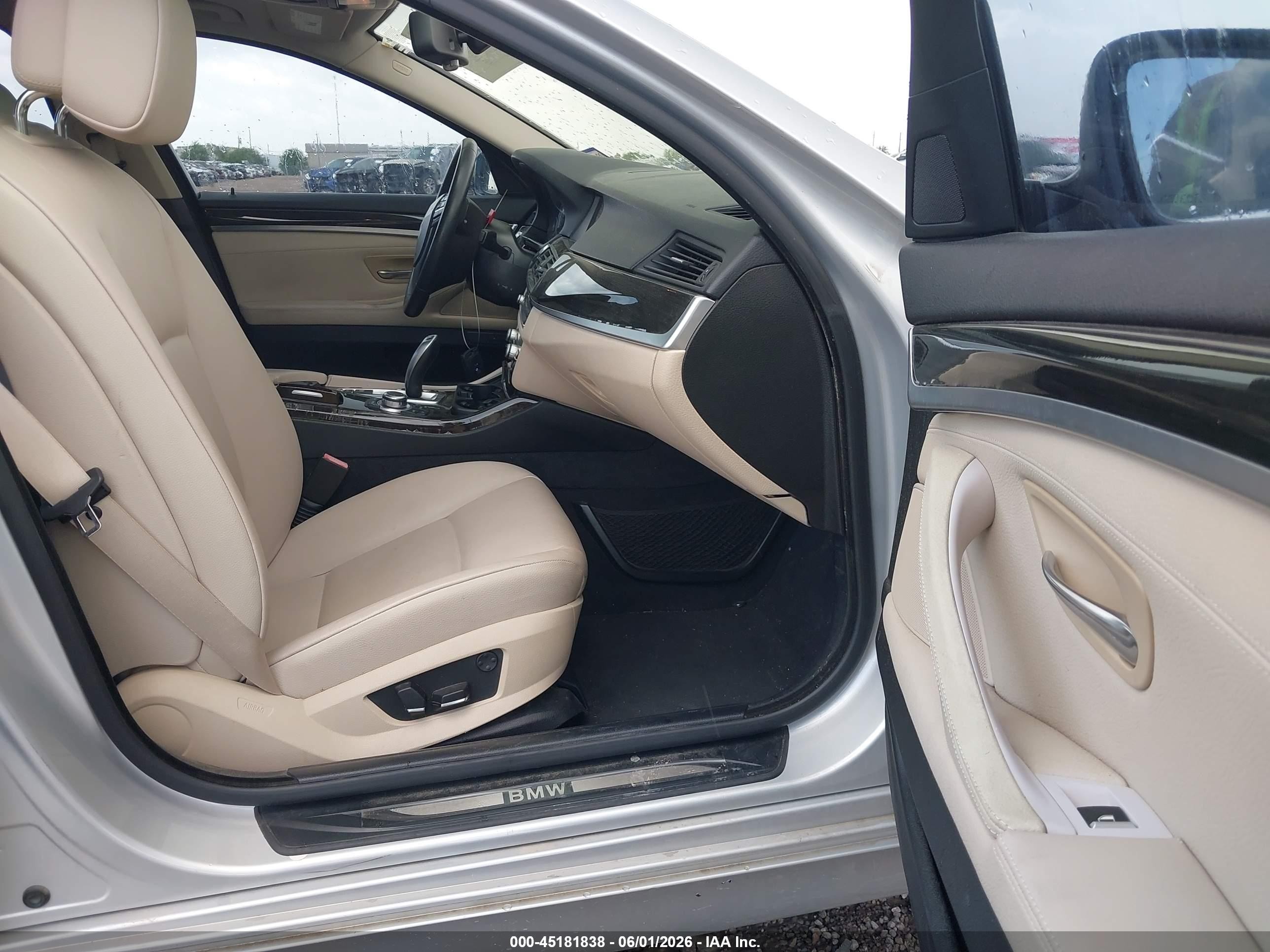 2013 Bmw 535i   Silver vin: WBAFR7C53DC820882