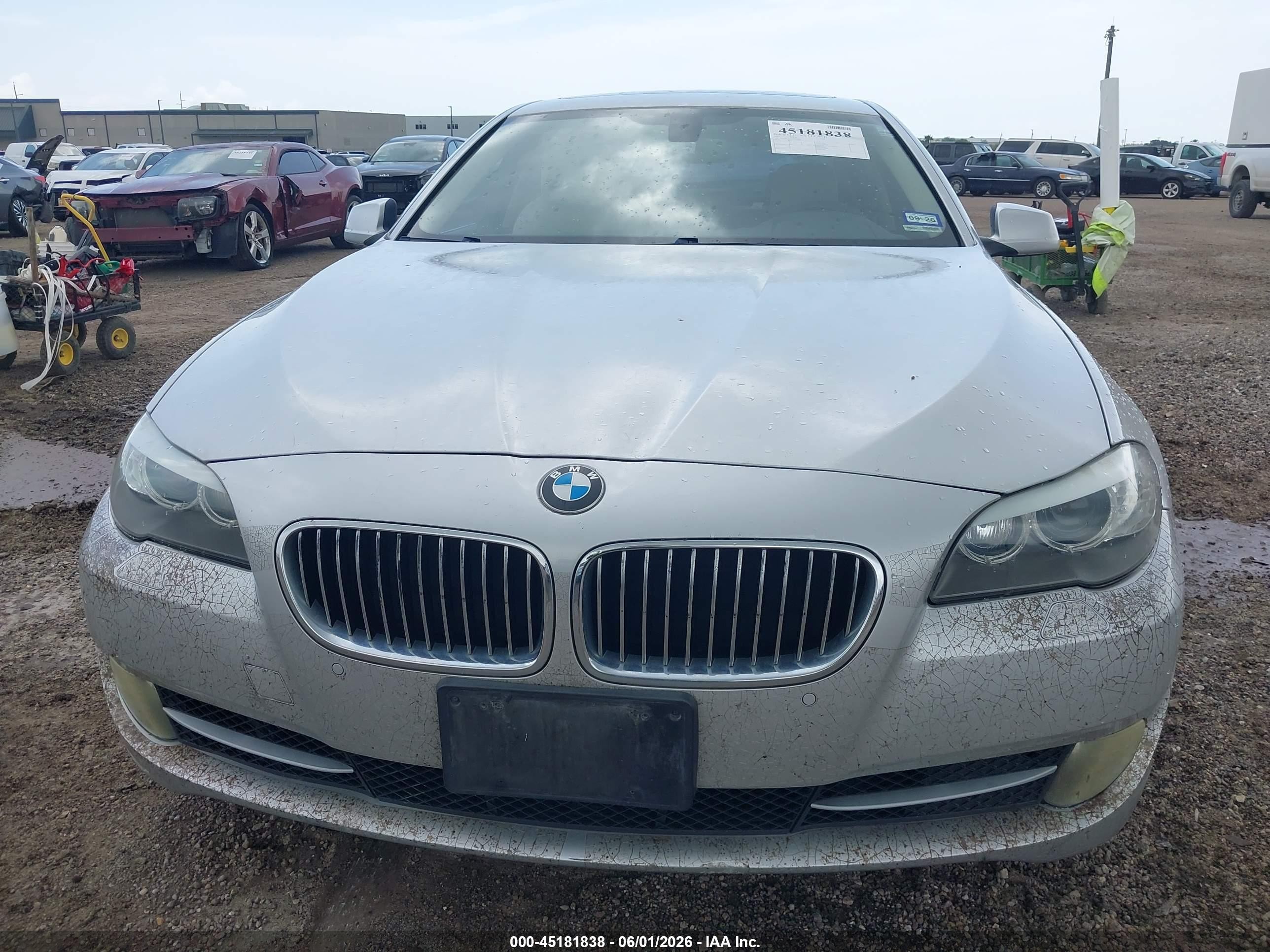 2013 Bmw 535i   Silver vin: WBAFR7C53DC820882