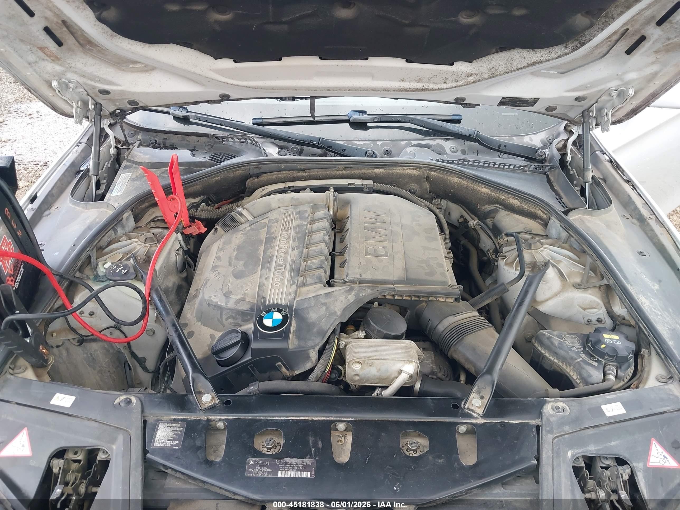 2013 Bmw 535i   Silver vin: WBAFR7C53DC820882