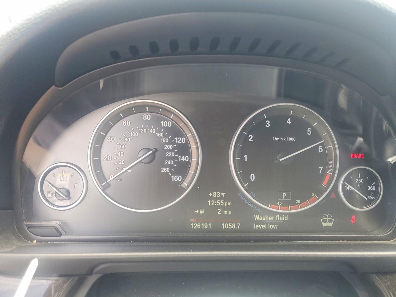 2013 Bmw 535 I Black vin: WBAFR7C53DC822325