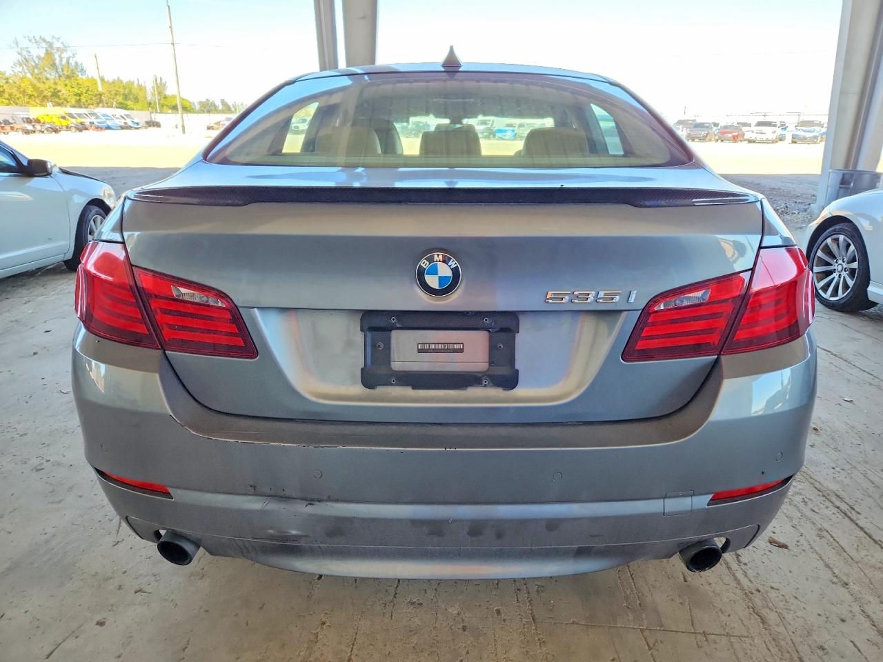 2011 Bmw 535 I Gray vin: WBAFR7C54BC604455