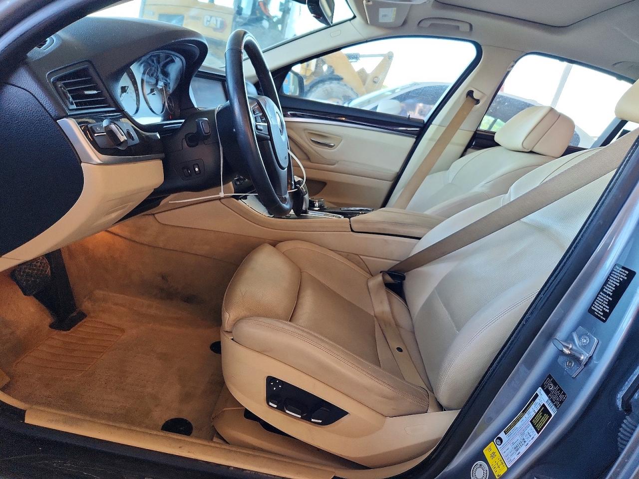2011 Bmw 535 I Gray vin: WBAFR7C54BC604455