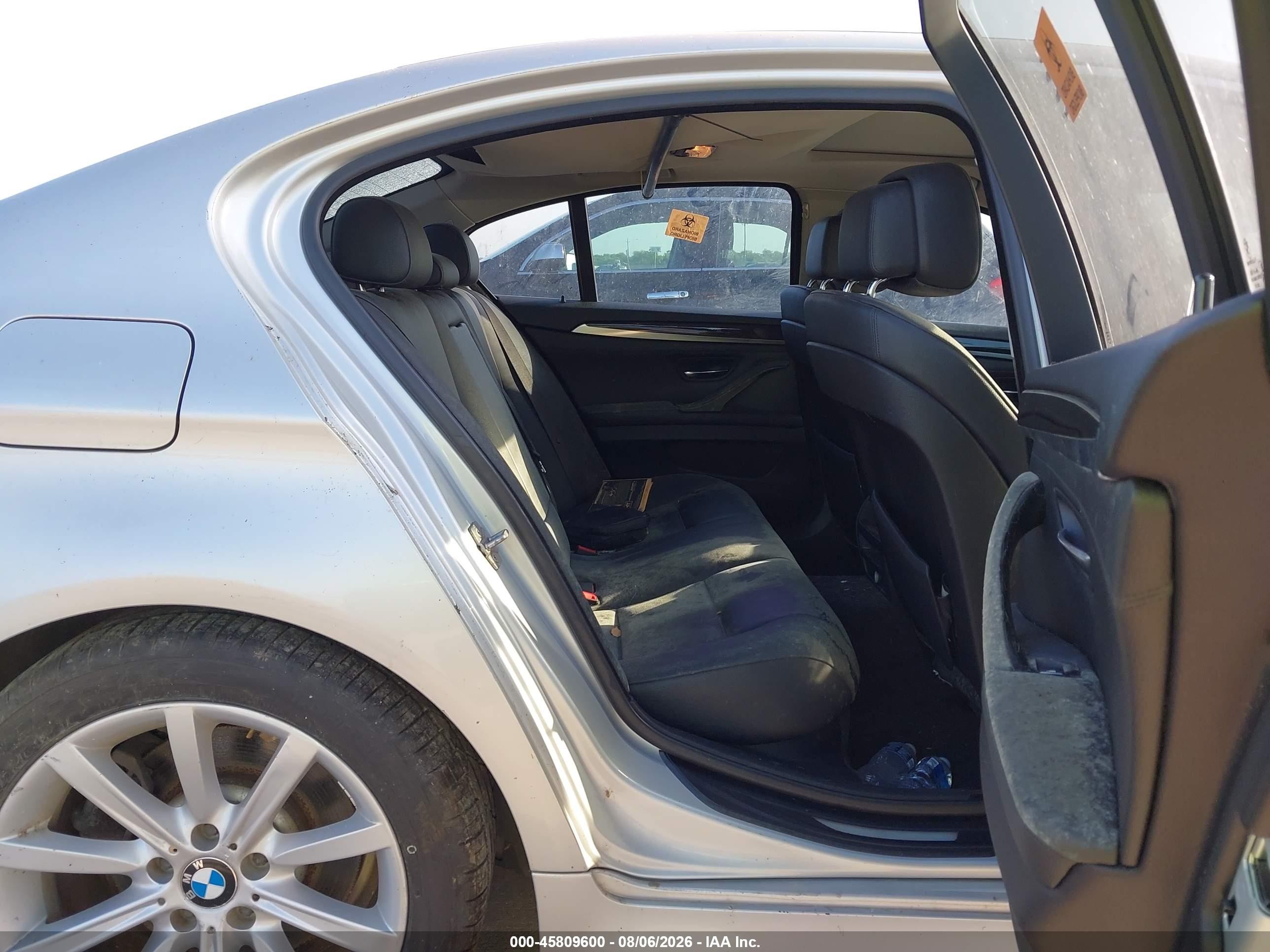 2011 Bmw 535i   Silver vin: WBAFR7C54BC800590