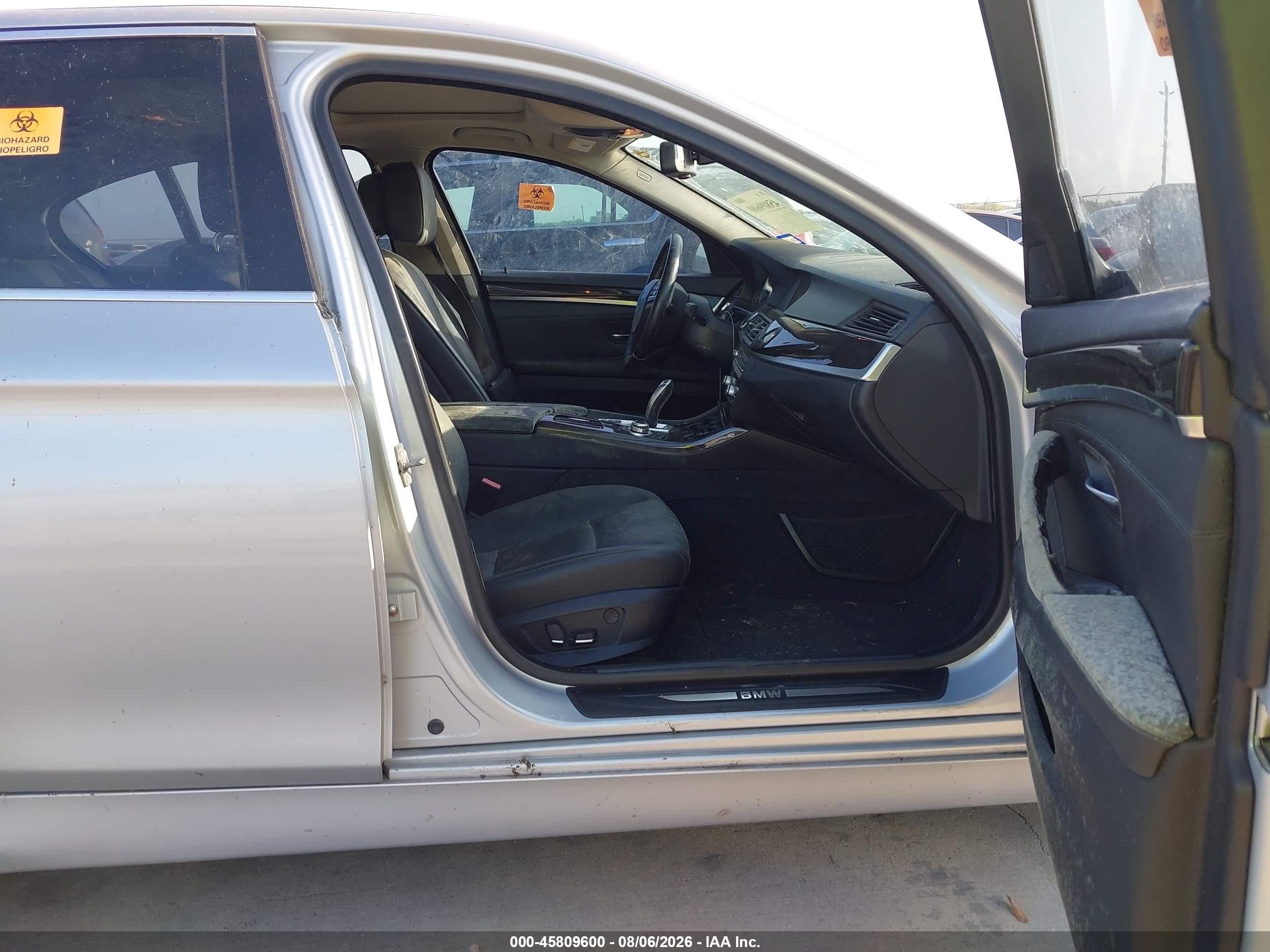 2011 Bmw 535i   Silver vin: WBAFR7C54BC800590