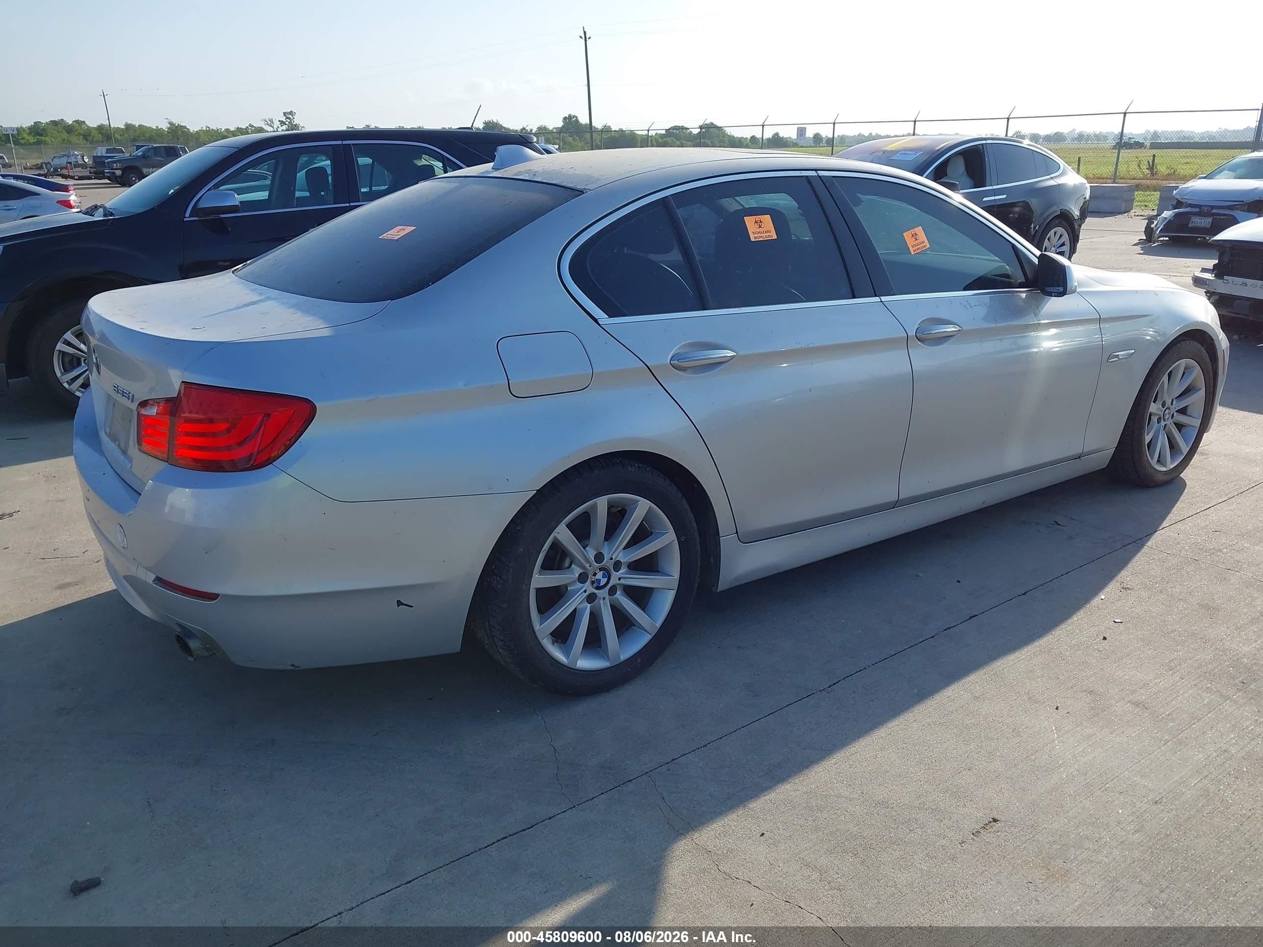 2011 Bmw 535i   Silver vin: WBAFR7C54BC800590