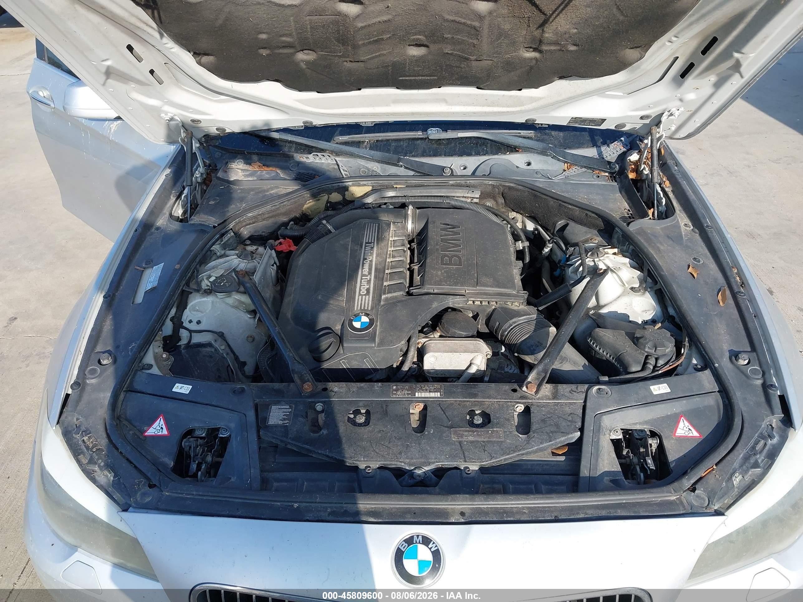 2011 Bmw 535i   Silver vin: WBAFR7C54BC800590