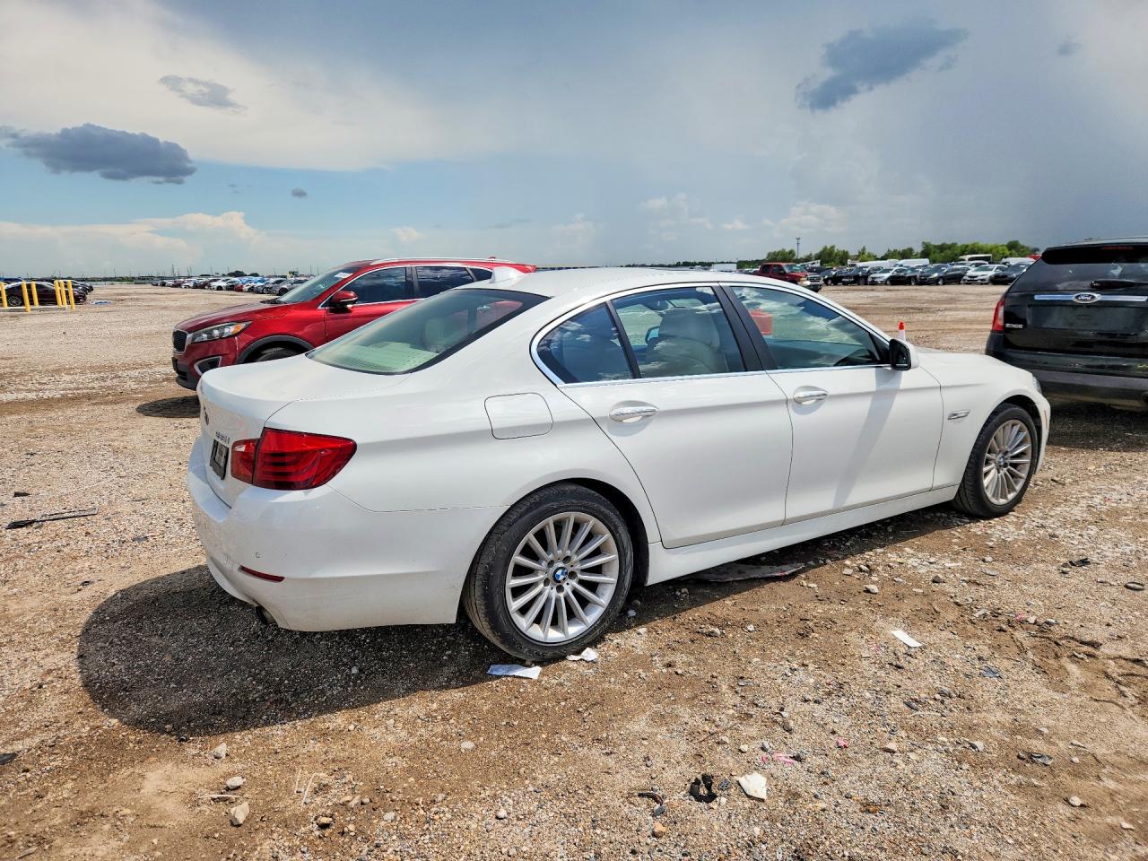 2012 Bmw 535 I White vin: WBAFR7C54CC809663
