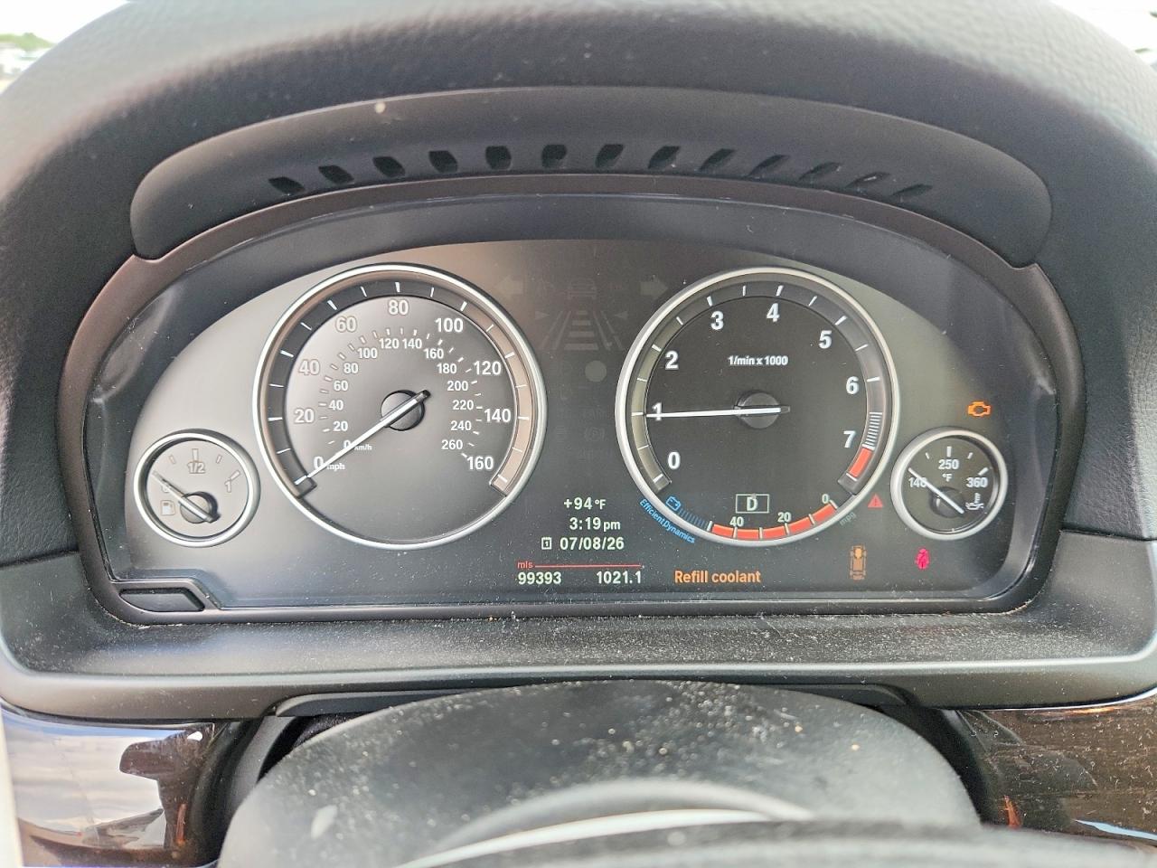 2012 Bmw 535 I White vin: WBAFR7C54CC809663