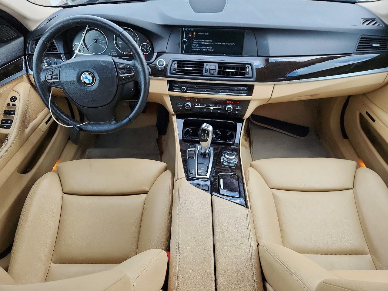 2012 Bmw 535 I White vin: WBAFR7C54CC809663