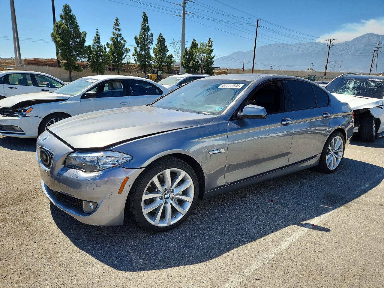 2012 Bmw 535 I Gray vin: WBAFR7C54CC811221