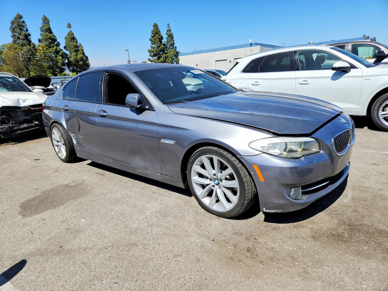 2012 Bmw 535 I Серый vin: WBAFR7C54CC811221