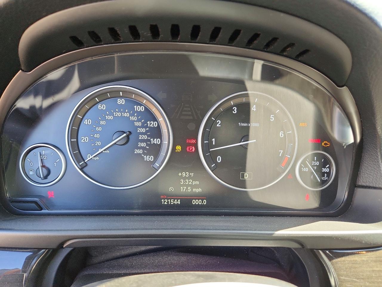 2012 Bmw 535 I Серый vin: WBAFR7C54CC811221