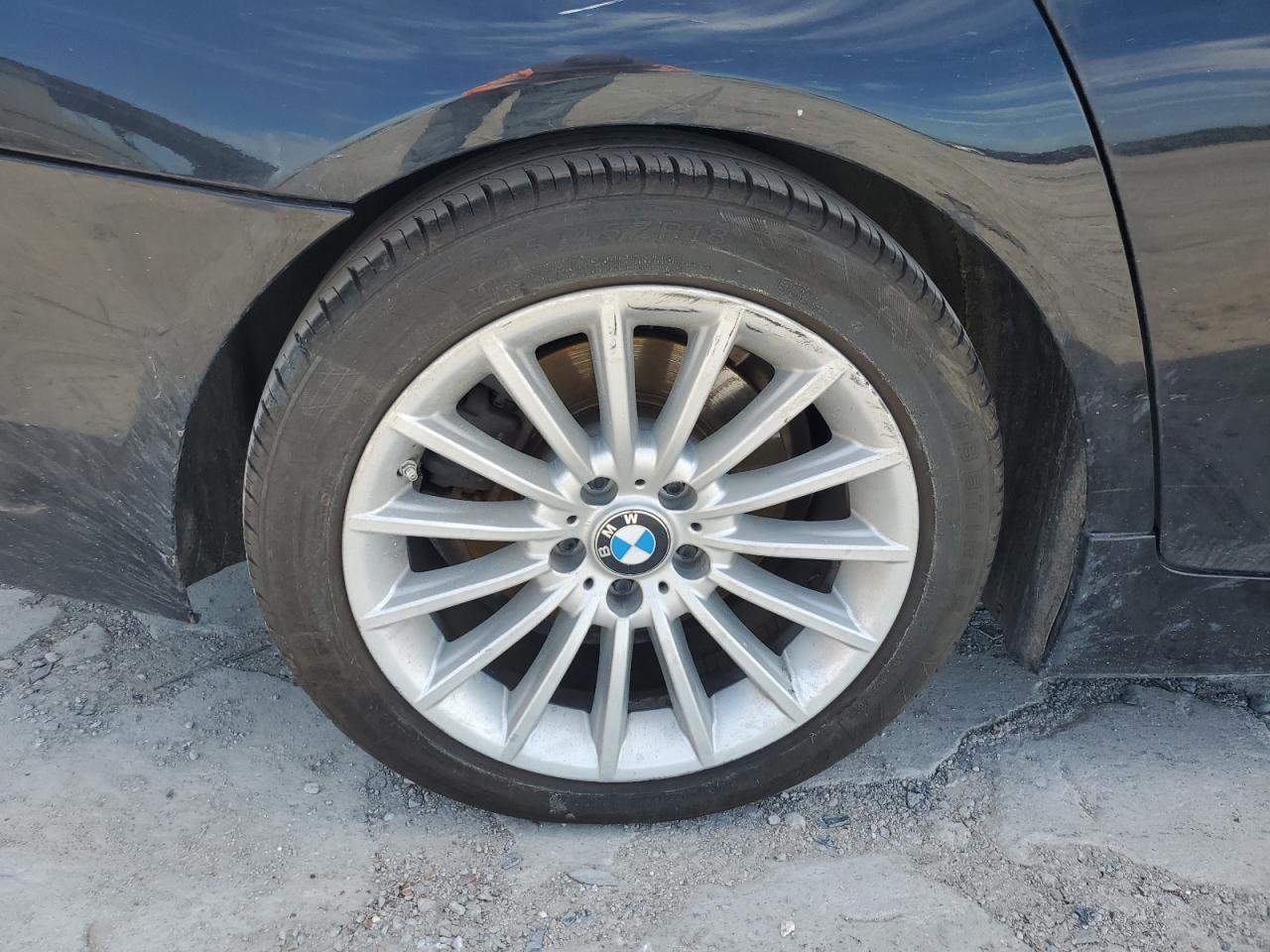2013 Bmw 535 I Black vin: WBAFR7C54DC819742 Damage: Right Rear Wheel, Curb Rash, 1 To 2 Inches