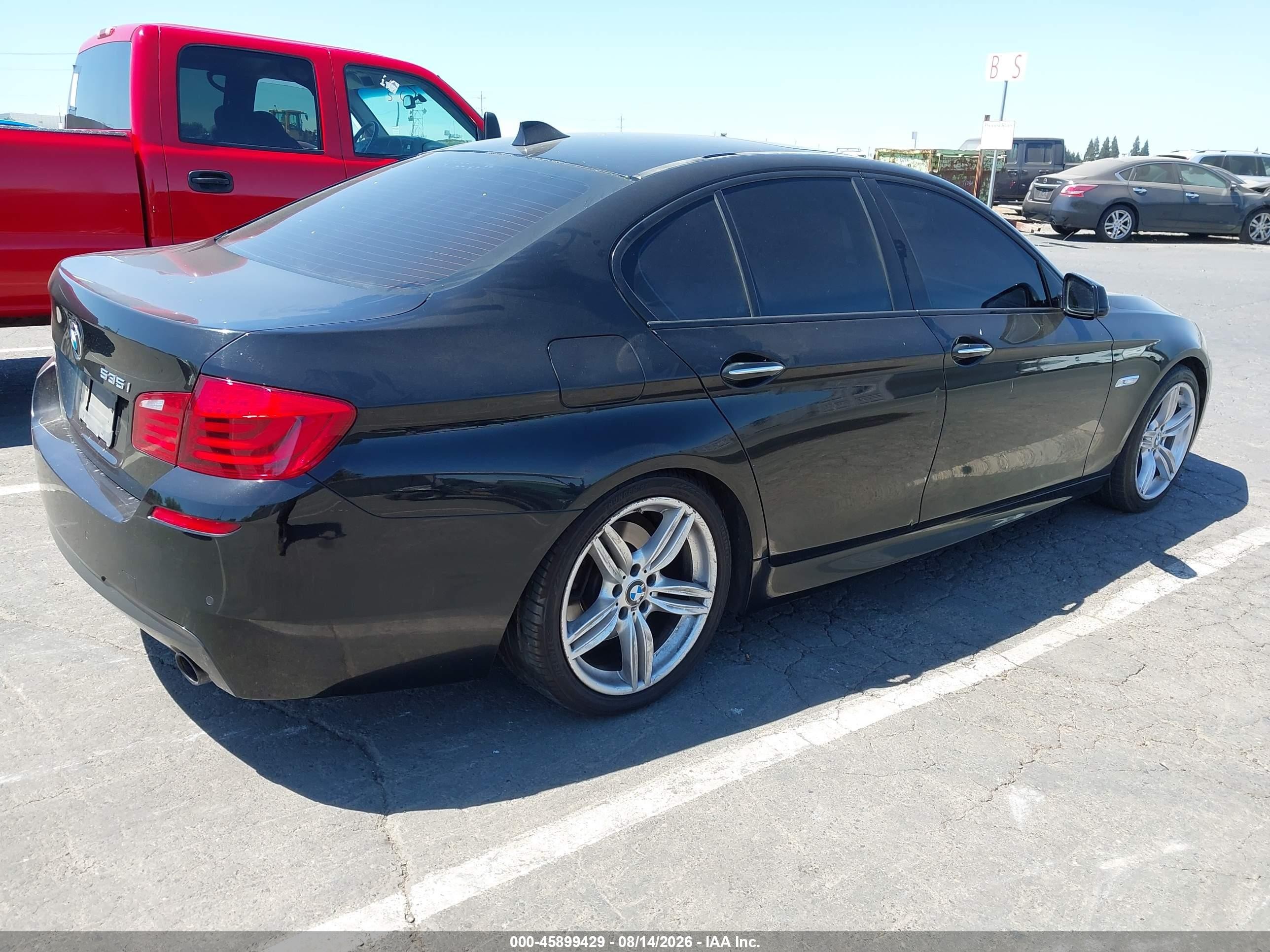 2013 Bmw 535i   Black vin: WBAFR7C54DC827761
