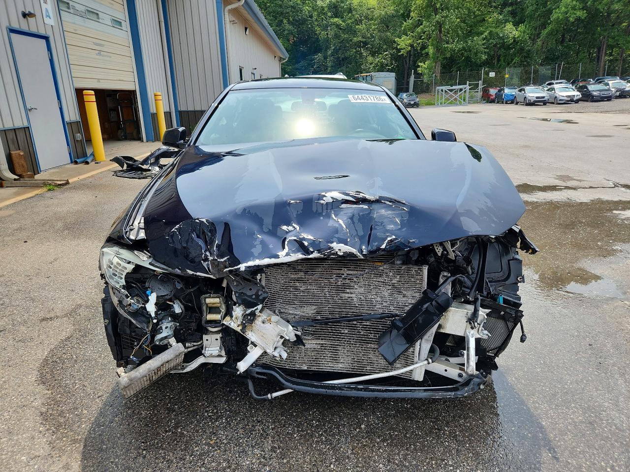 2013 Bmw 535 I Blue vin: WBAFR7C54DC828795