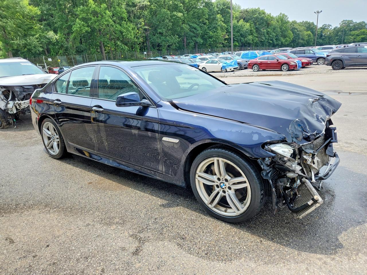 2013 Bmw 535 I Blue vin: WBAFR7C54DC828795