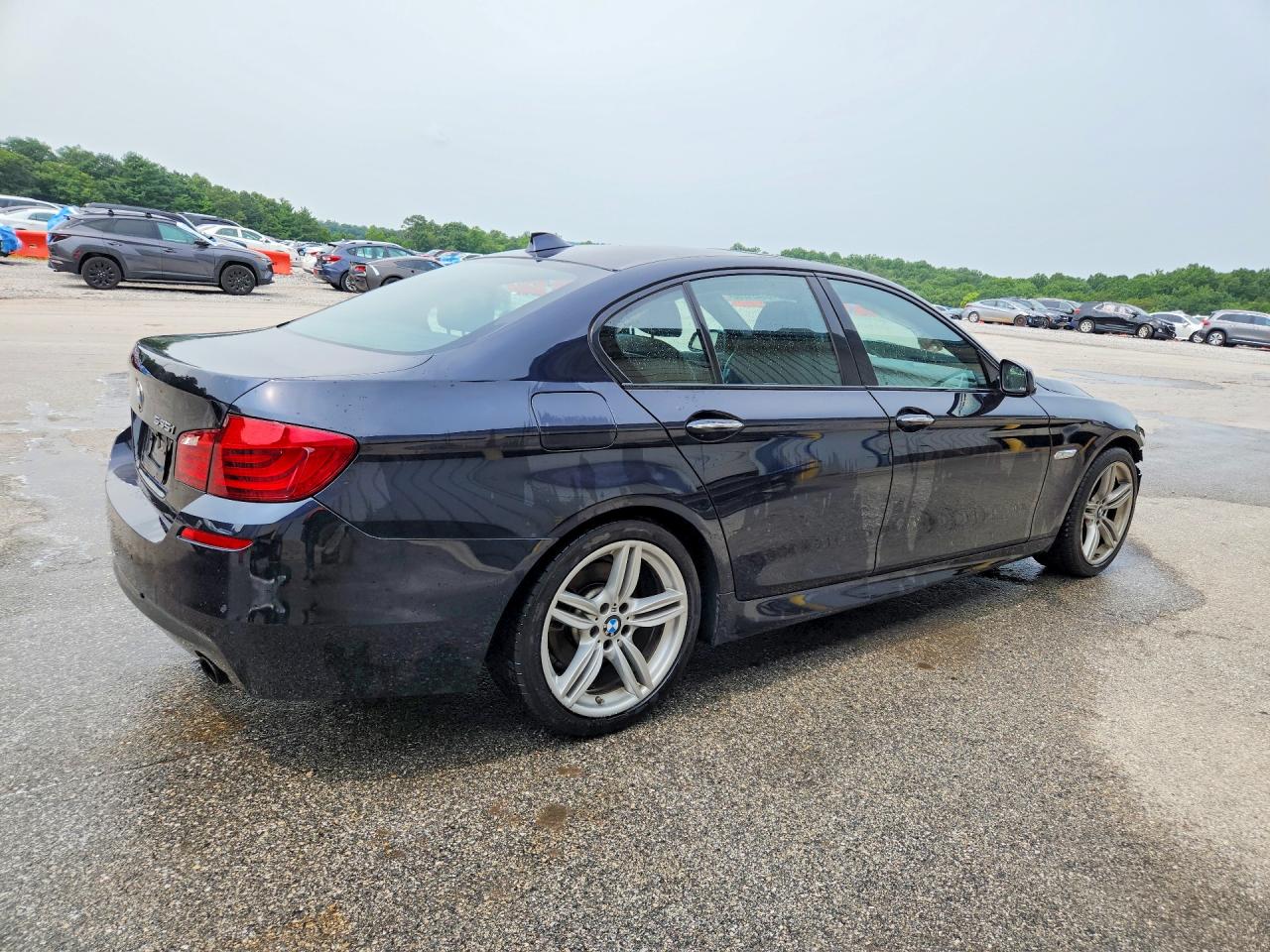 2013 Bmw 535 I Blue vin: WBAFR7C54DC828795