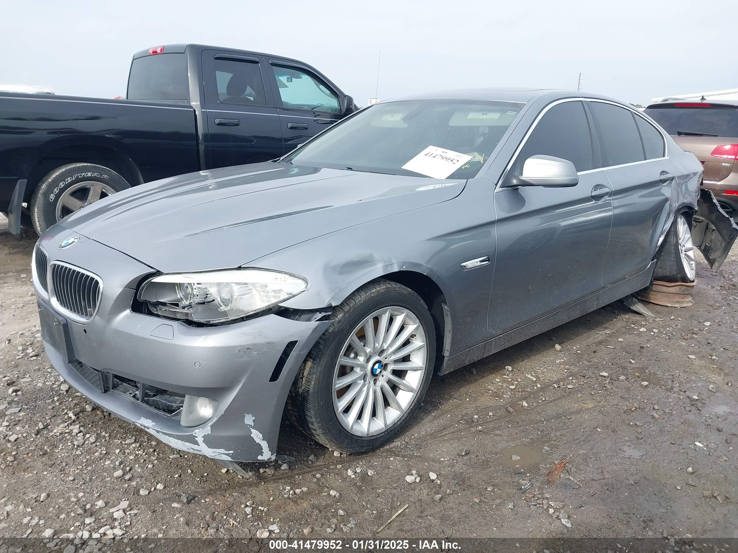 2011 Bmw 535i   Silver vin: WBAFR7C55BC603251