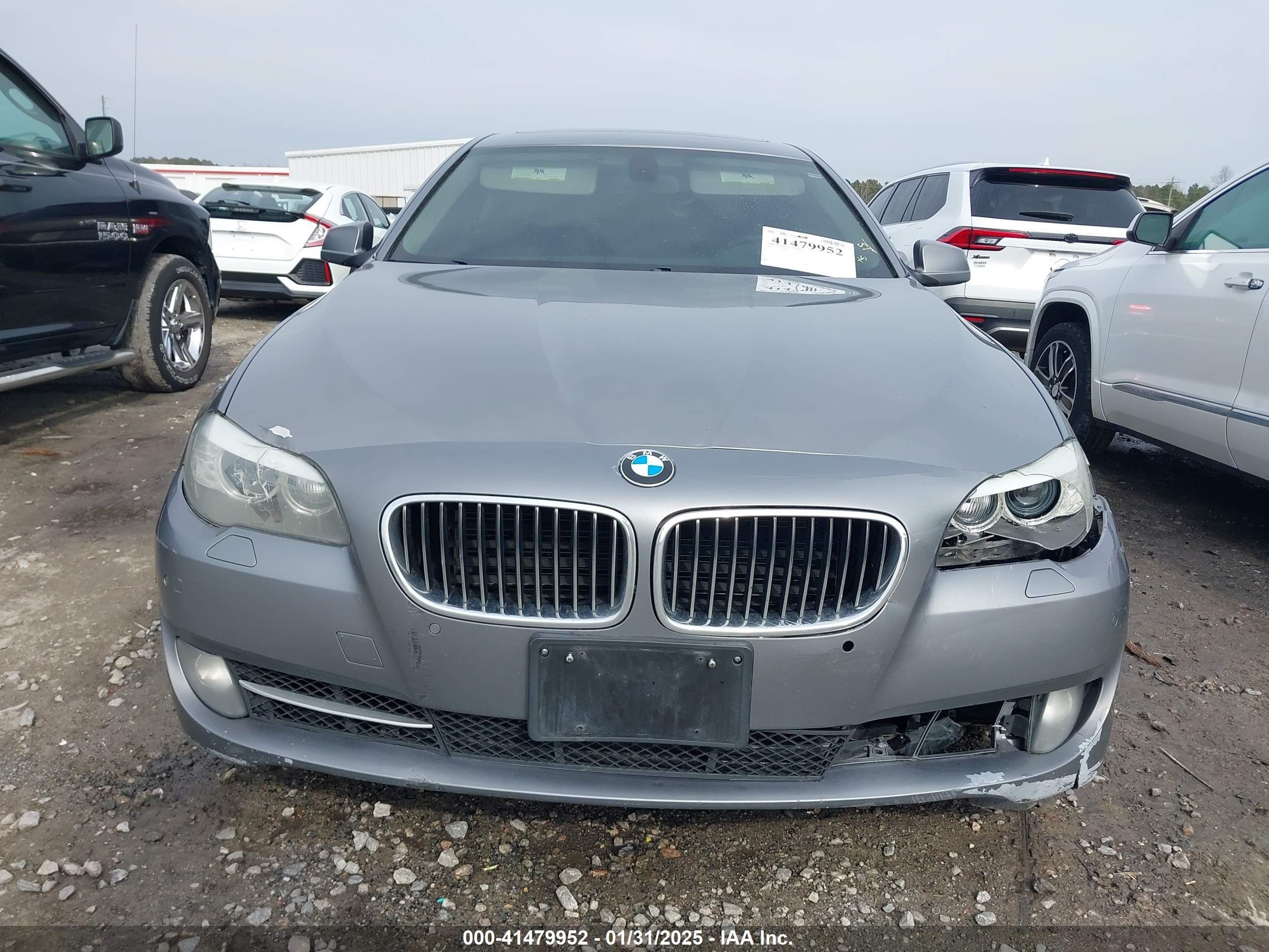 2011 Bmw 535i   Silver vin: WBAFR7C55BC603251