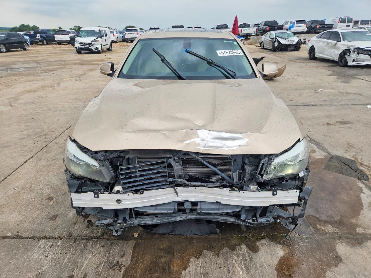 2011 Bmw 535 I Золотой vin: WBAFR7C55BC604349