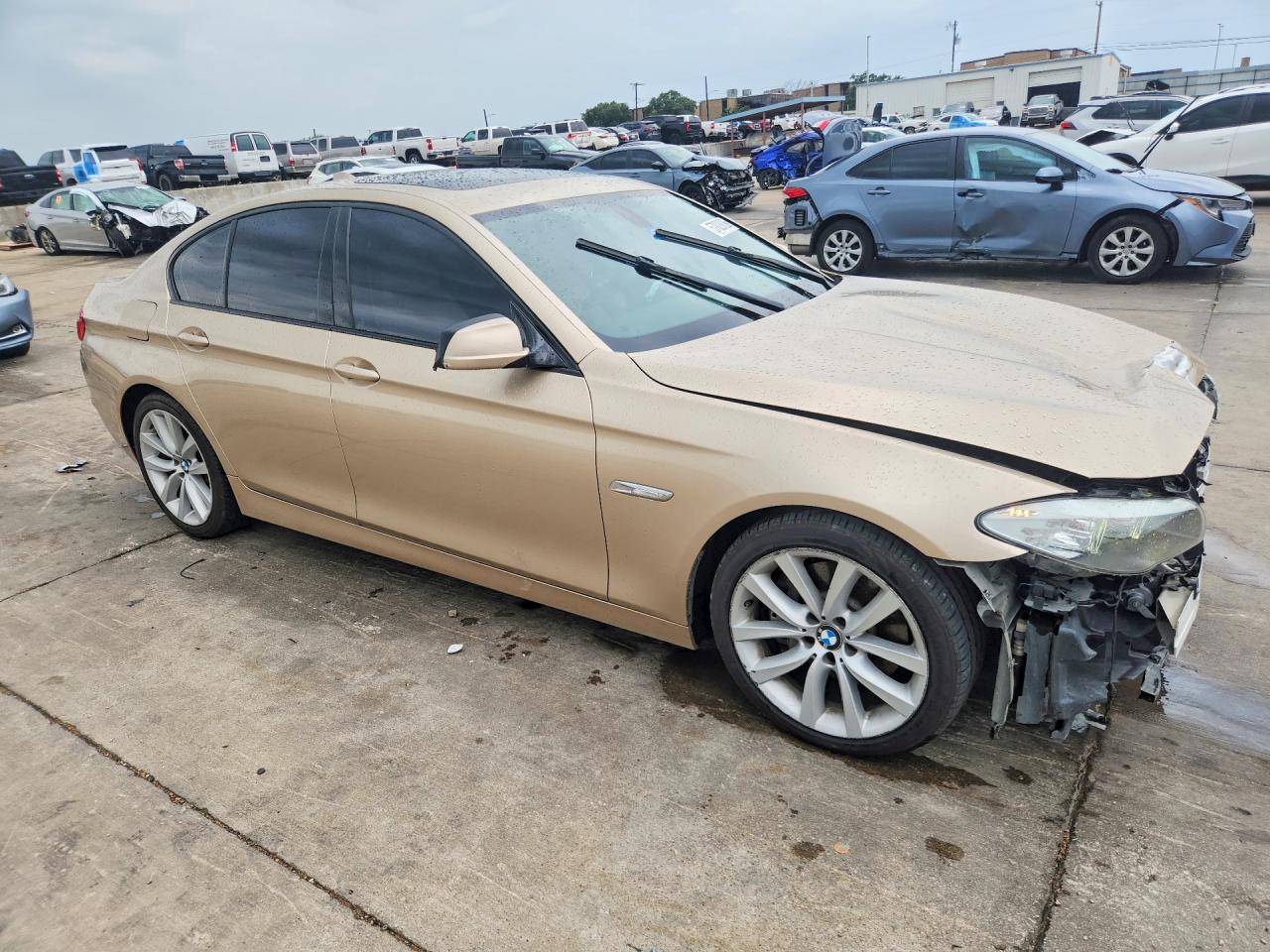 2011 Bmw 535 I Золотой vin: WBAFR7C55BC604349