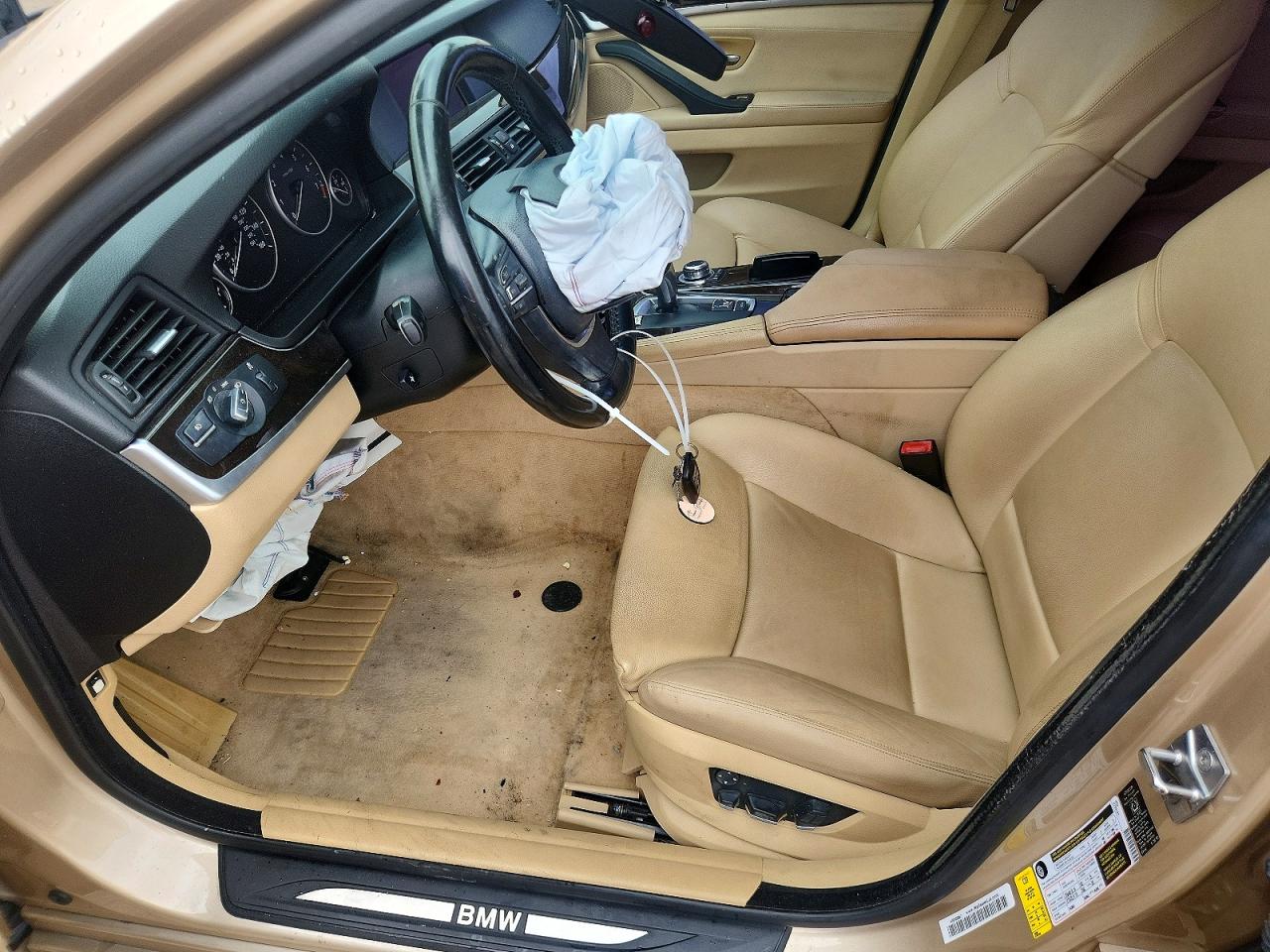 2011 Bmw 535 I Золотой vin: WBAFR7C55BC604349