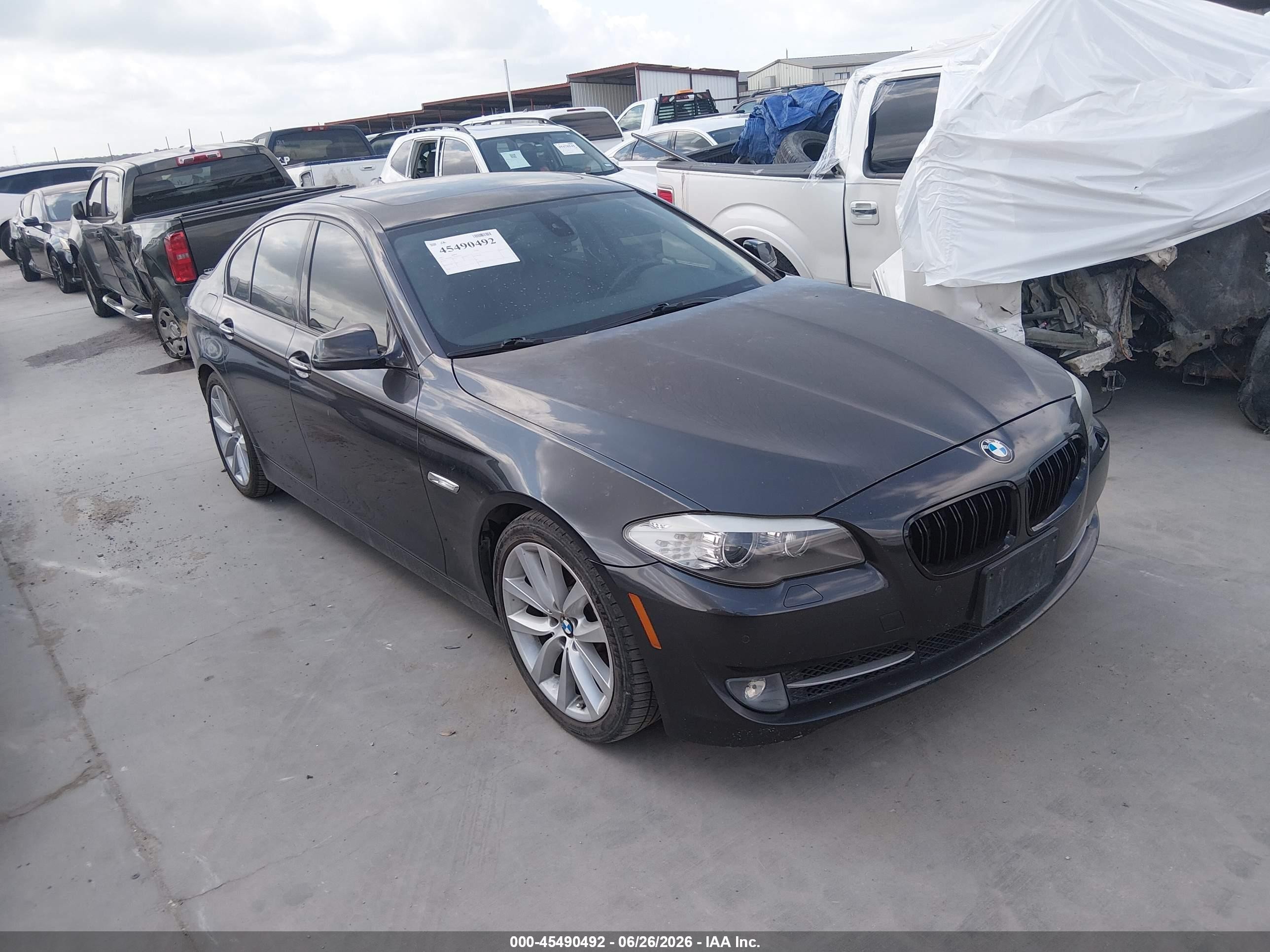 2011 Bmw 535i   Gray vin: WBAFR7C55BC606778