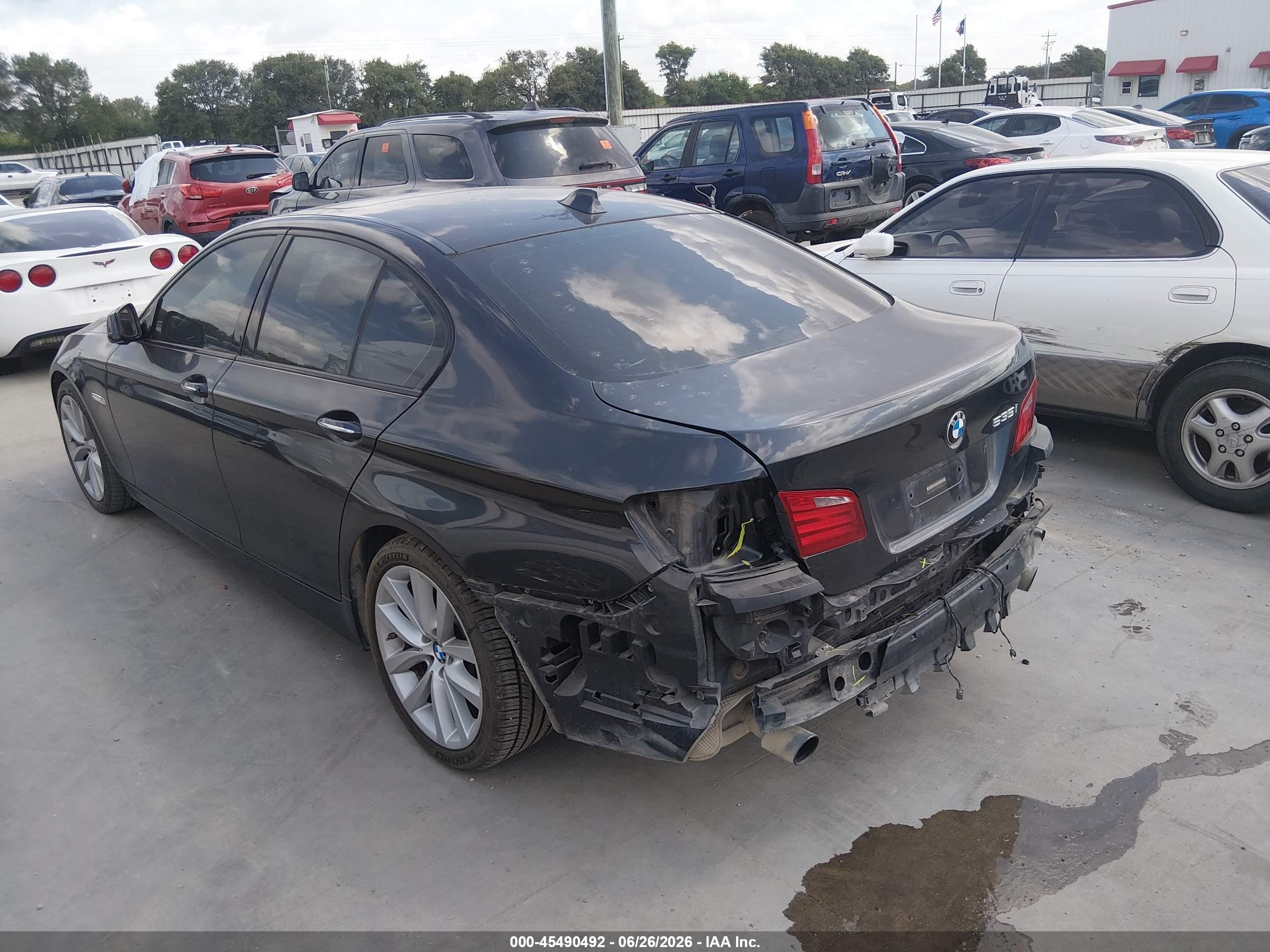 2011 Bmw 535i   Gray vin: WBAFR7C55BC606778