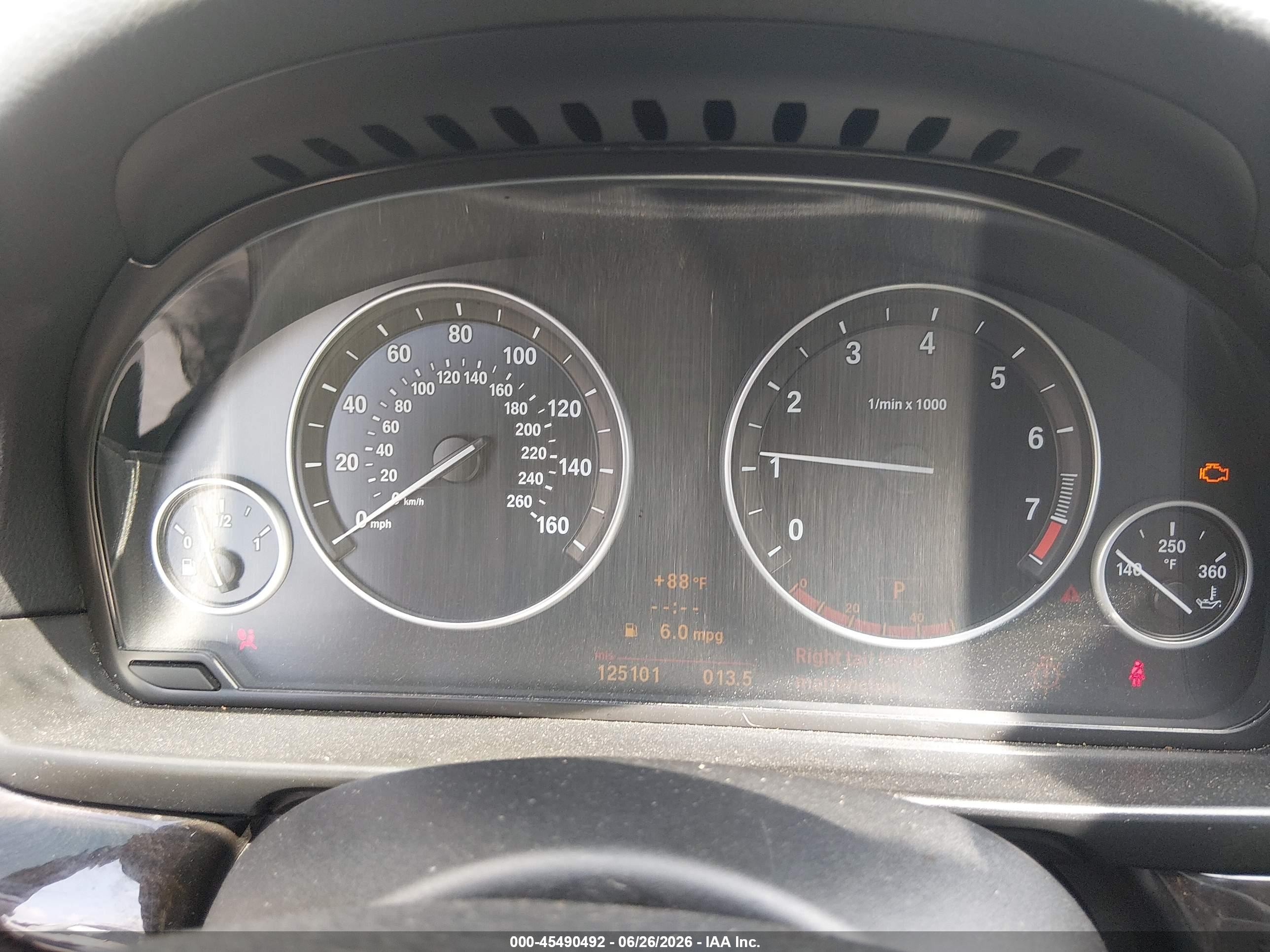 2011 Bmw 535i   Gray vin: WBAFR7C55BC606778