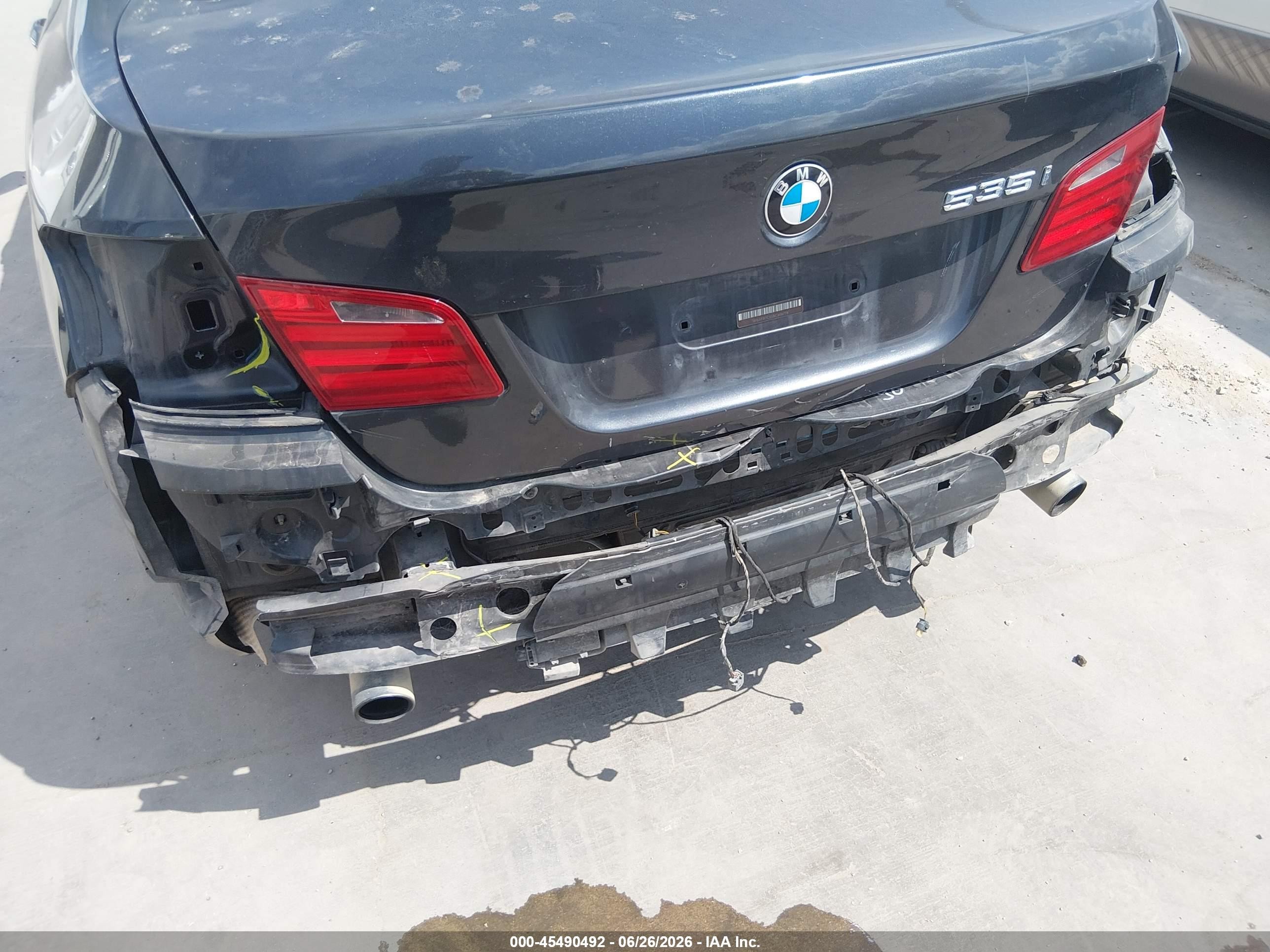 2011 Bmw 535i   Gray vin: WBAFR7C55BC606778