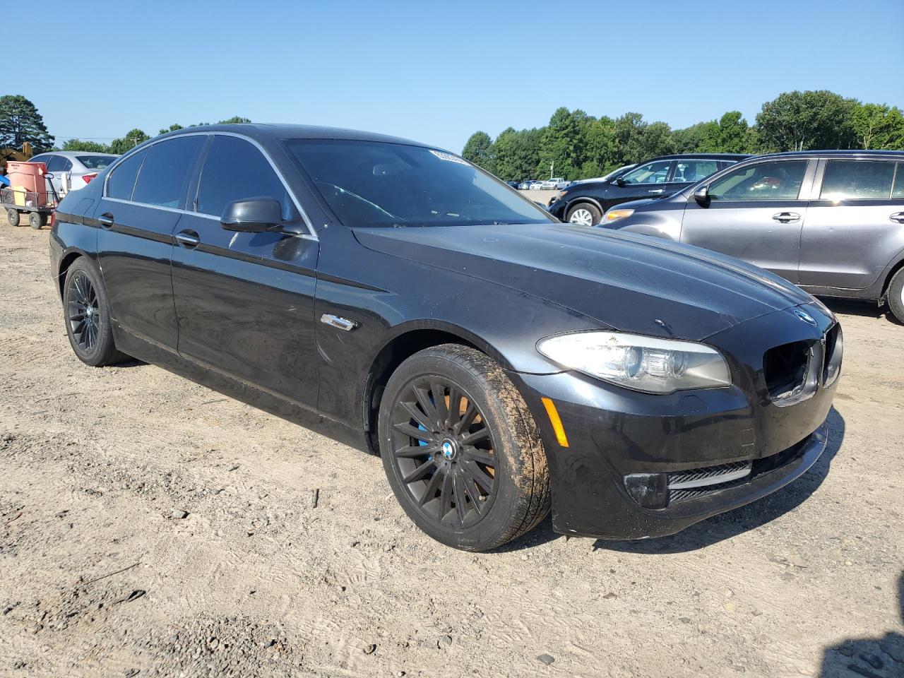 2011 Bmw 535 I Black vin: WBAFR7C55BC608613