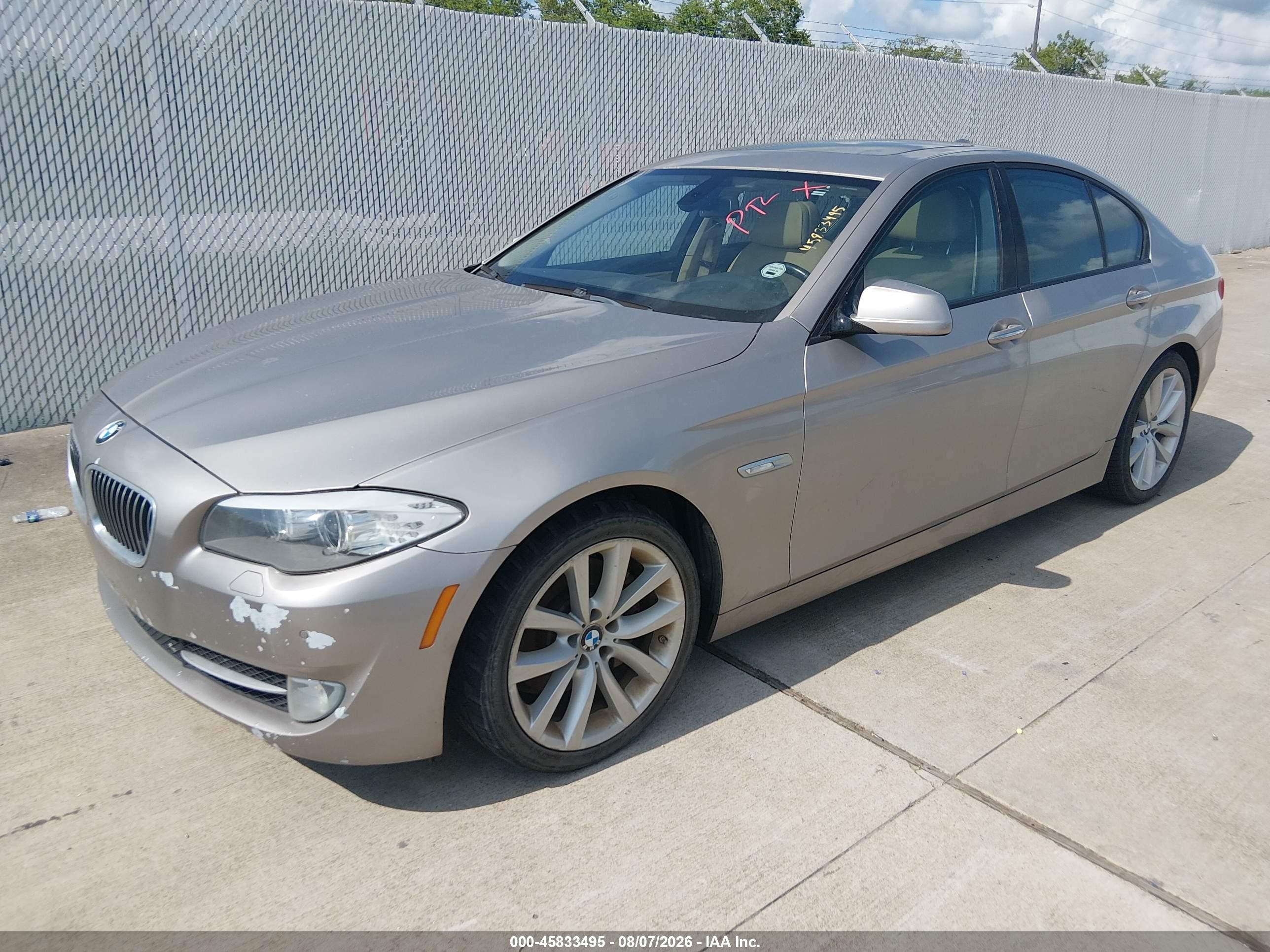 2011 Bmw 535i   Gold vin: WBAFR7C55BC800534