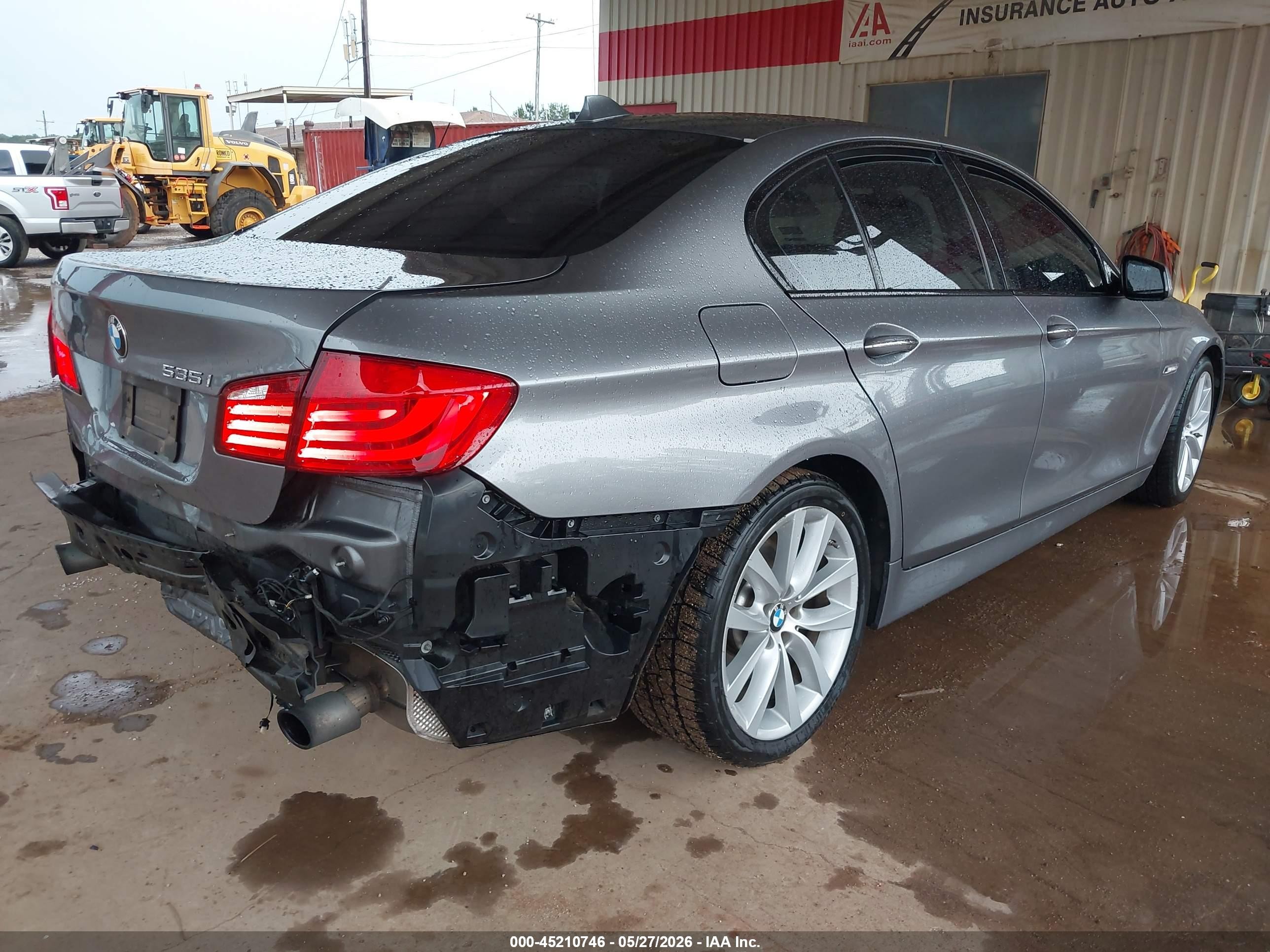 2012 Bmw 535i   Gray vin: WBAFR7C55CC808912