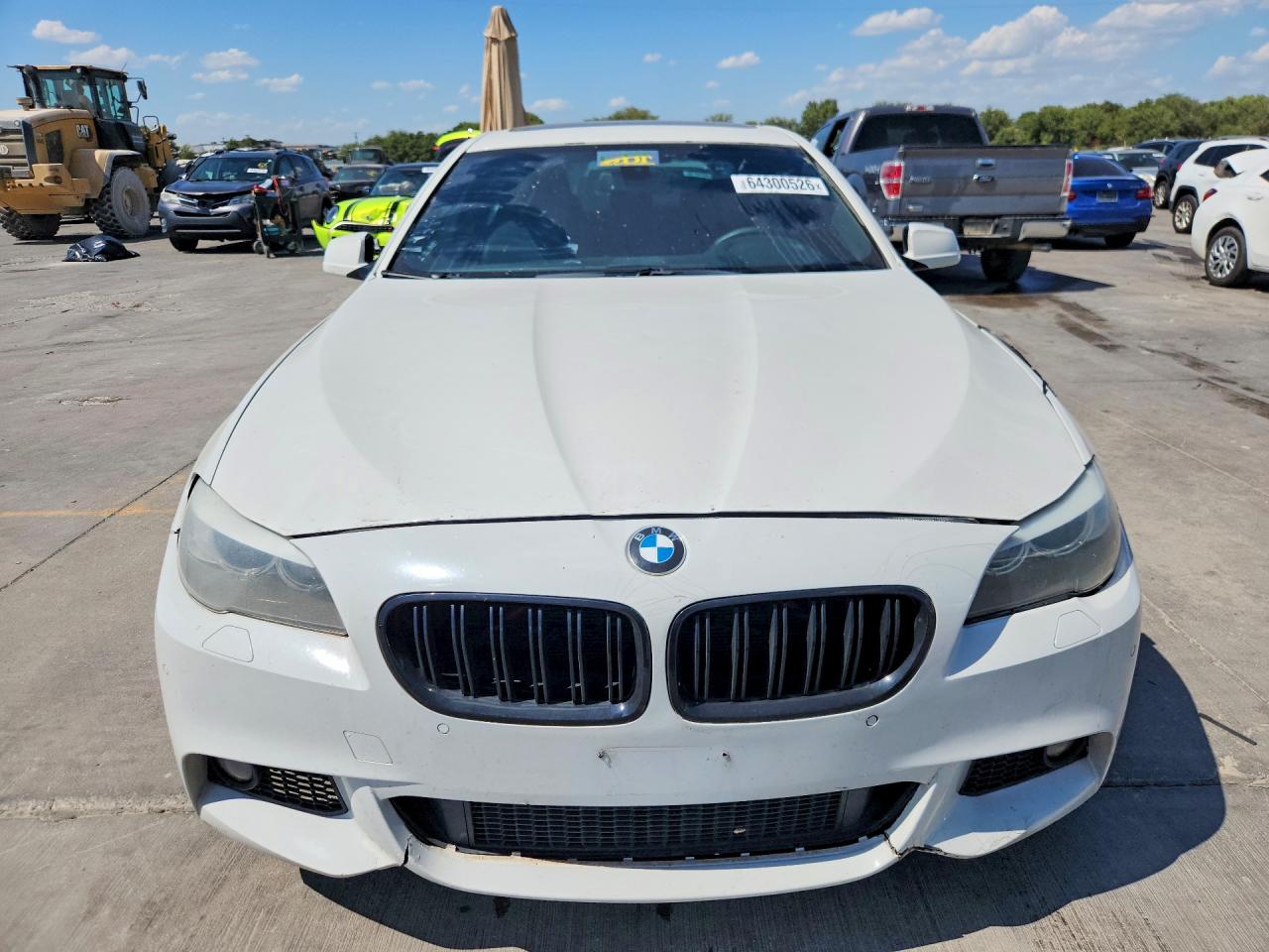 2012 Bmw 535 I White vin: WBAFR7C55CC810854
