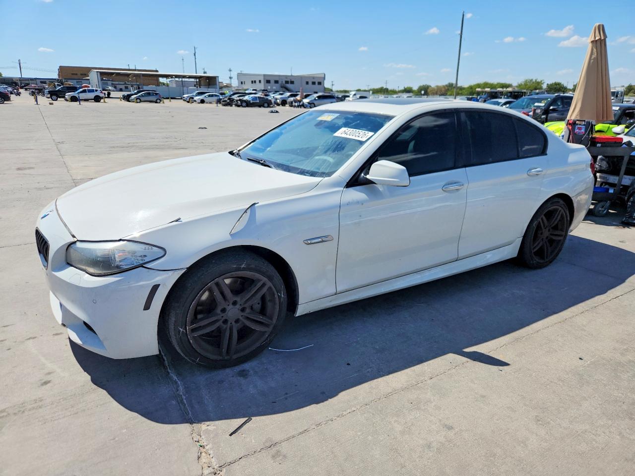 2012 Bmw 535 I White vin: WBAFR7C55CC810854
